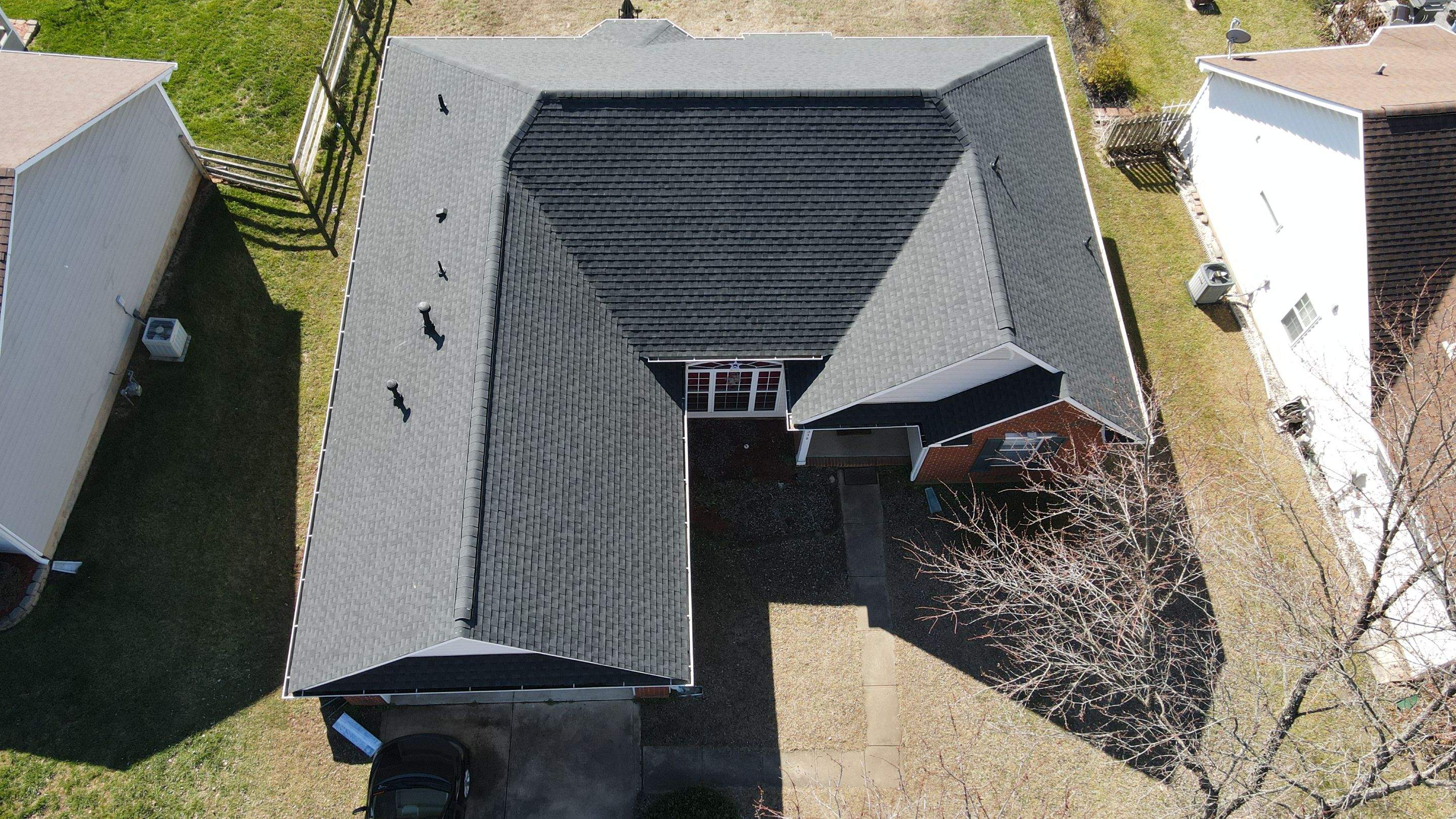 Residential Roofing Installation using GAF Timberline HDZ Charcoal by RISE Roofing & Restoration, LLC