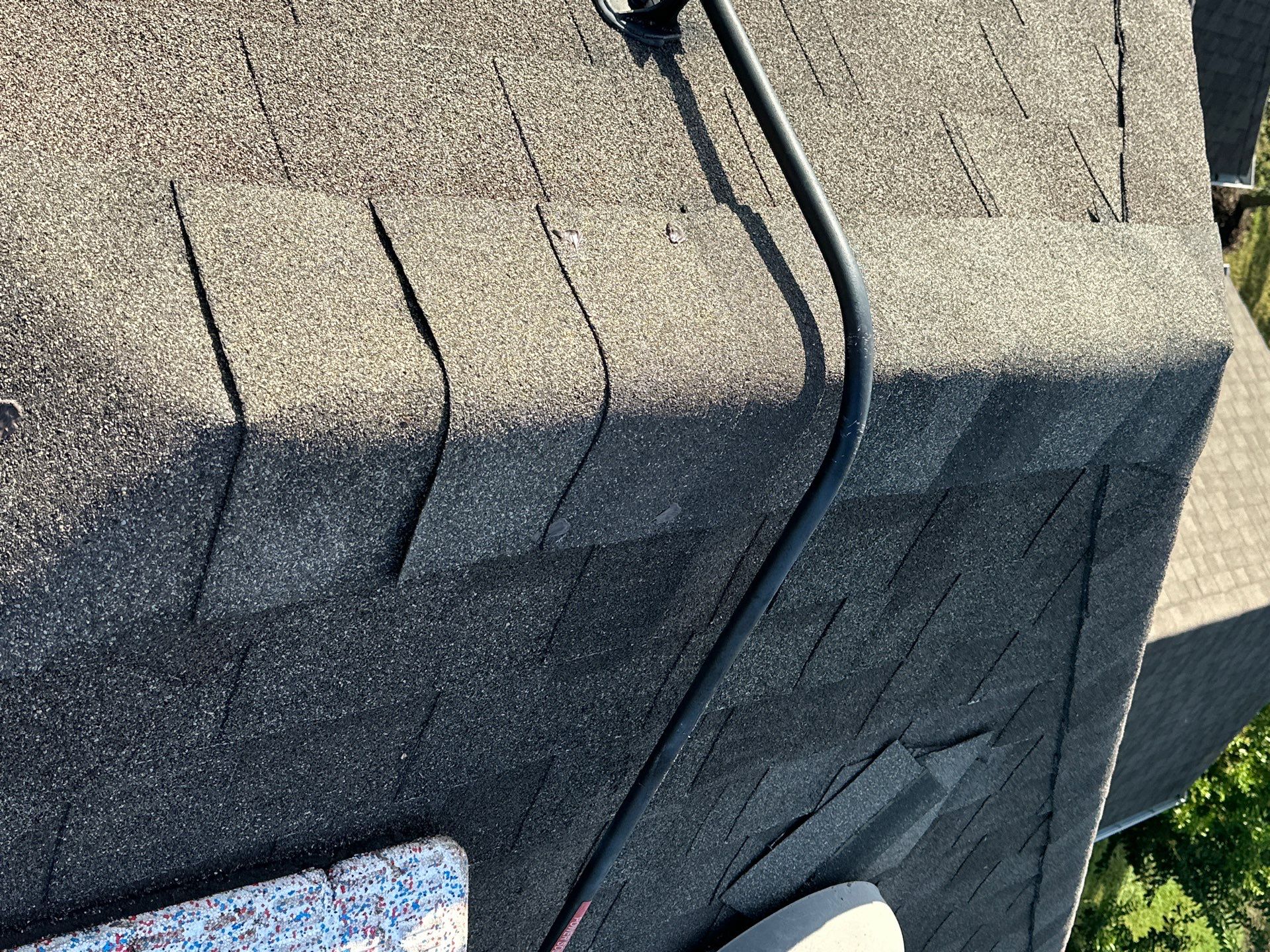 Hail Damage using Owen's Corning Duration (Lifetime) Shingles by Roof Repair Company