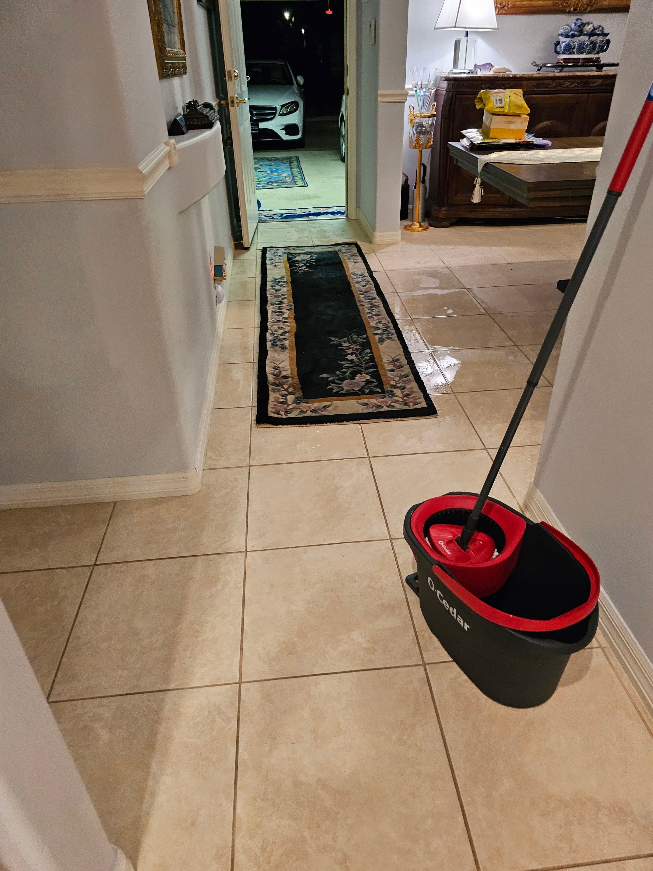 Water damage restoration by SuperClean