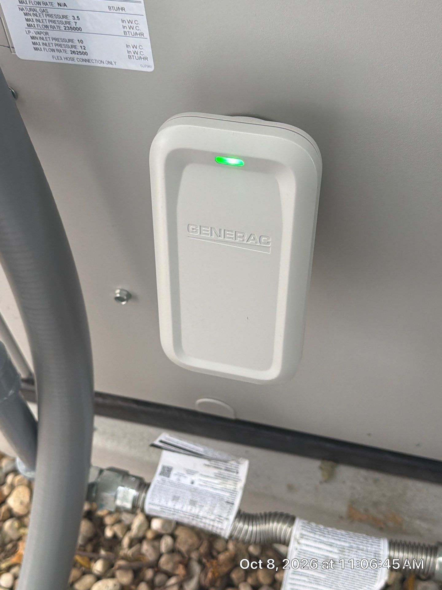 Generac 18kW Home Standby Generator Installation in Carpentersville by GSHA Services LTD