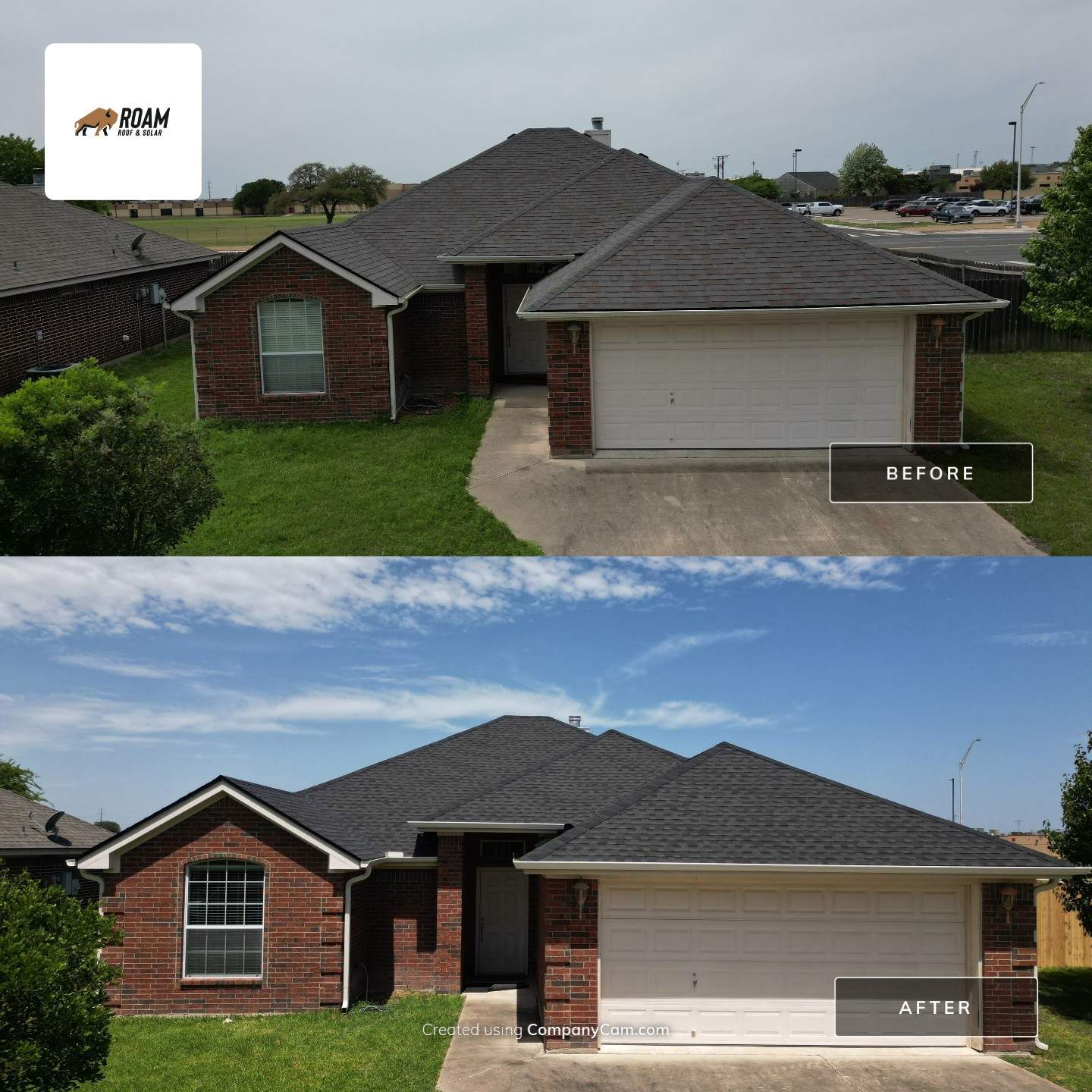 Roof Replacement in Belton by ROAM Roof & Solar
