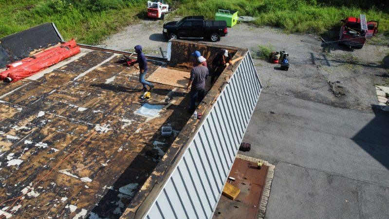 Commercial Roofing Installation using EPDM by JNR Roofing LLC