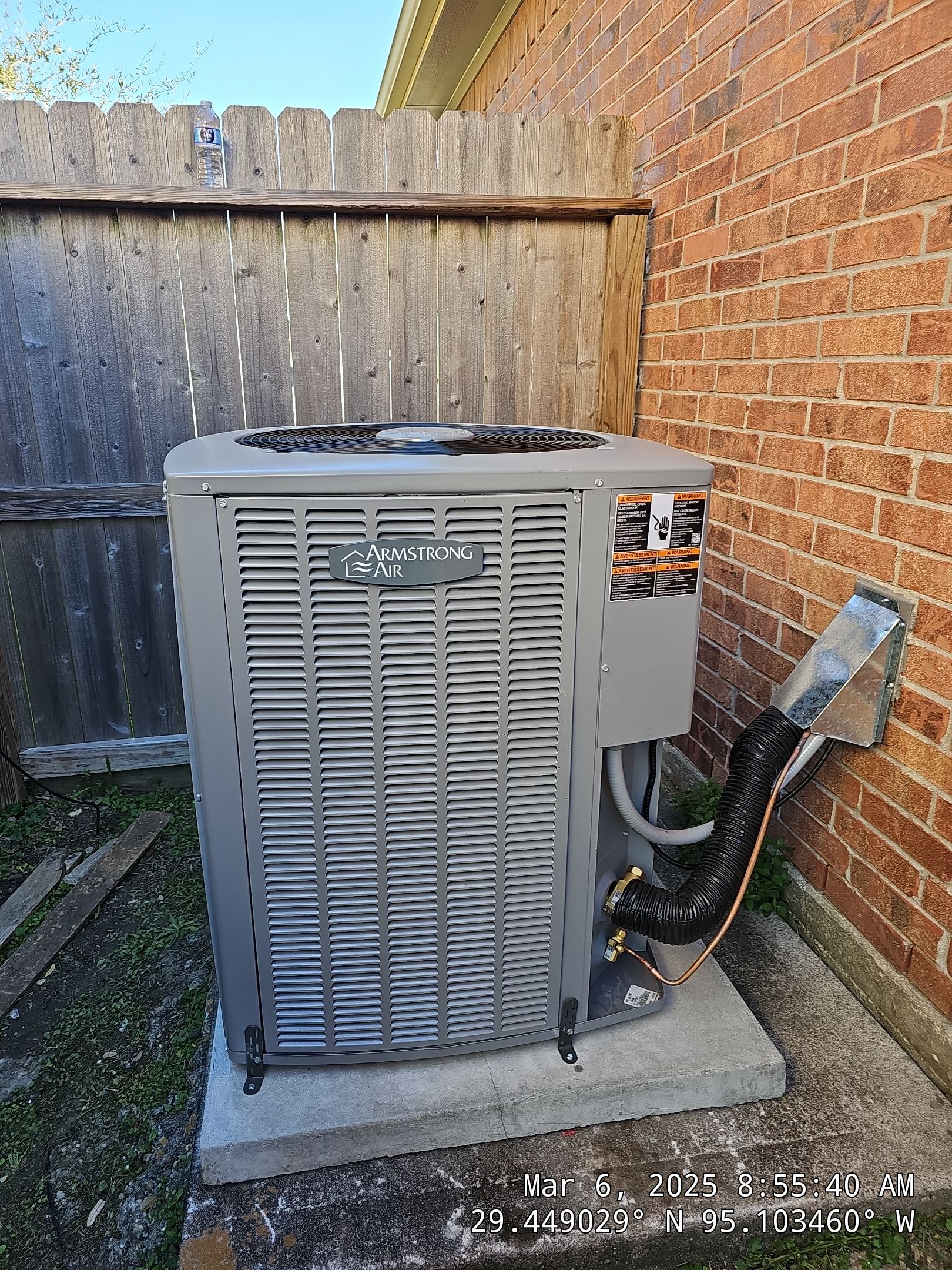 Project in Dickinson, TX by Texcellent A/C Service