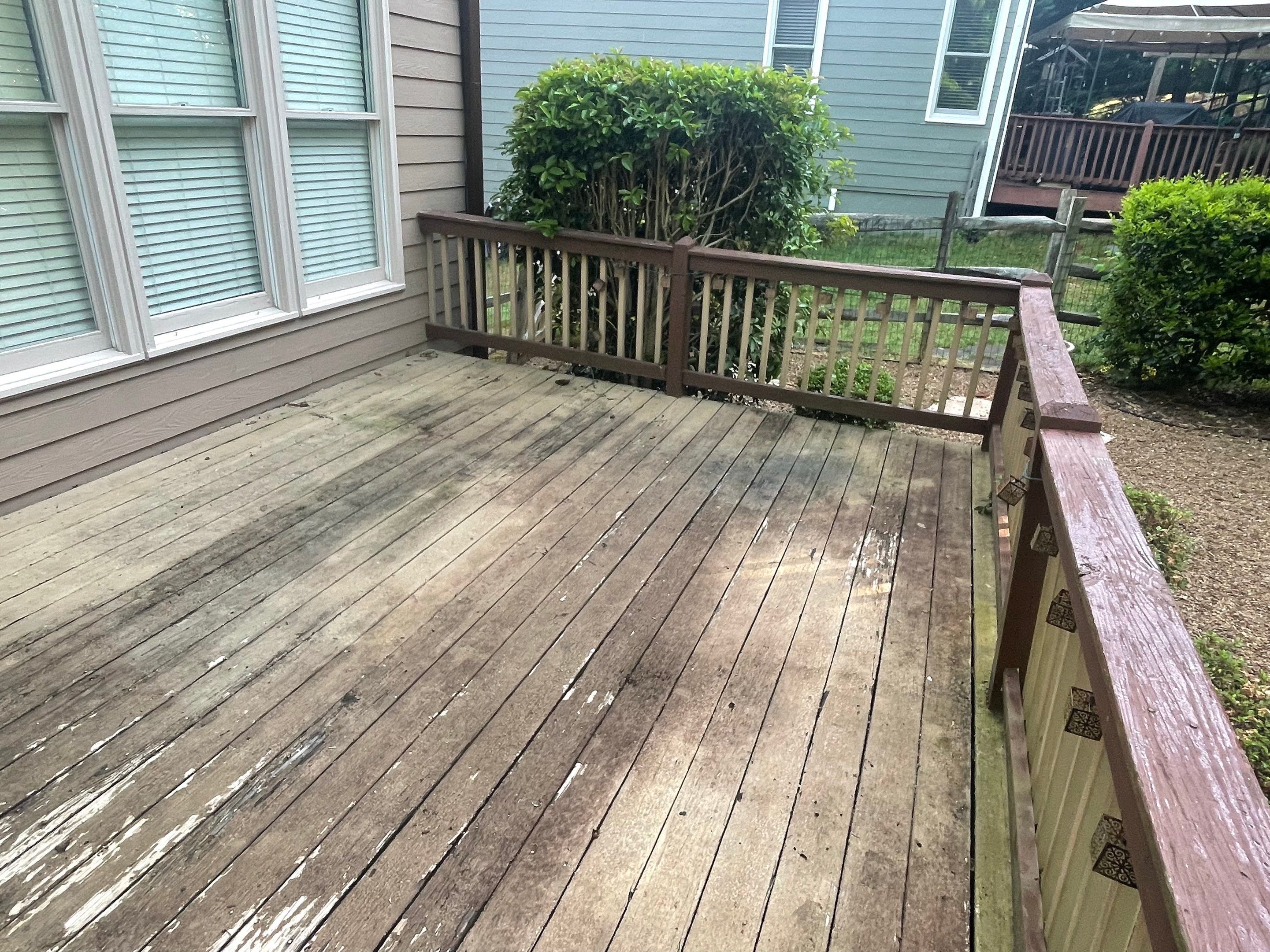 Custom Wooden Deck and Covered Porch Addition in Kennesaw by Swift Home Renovations