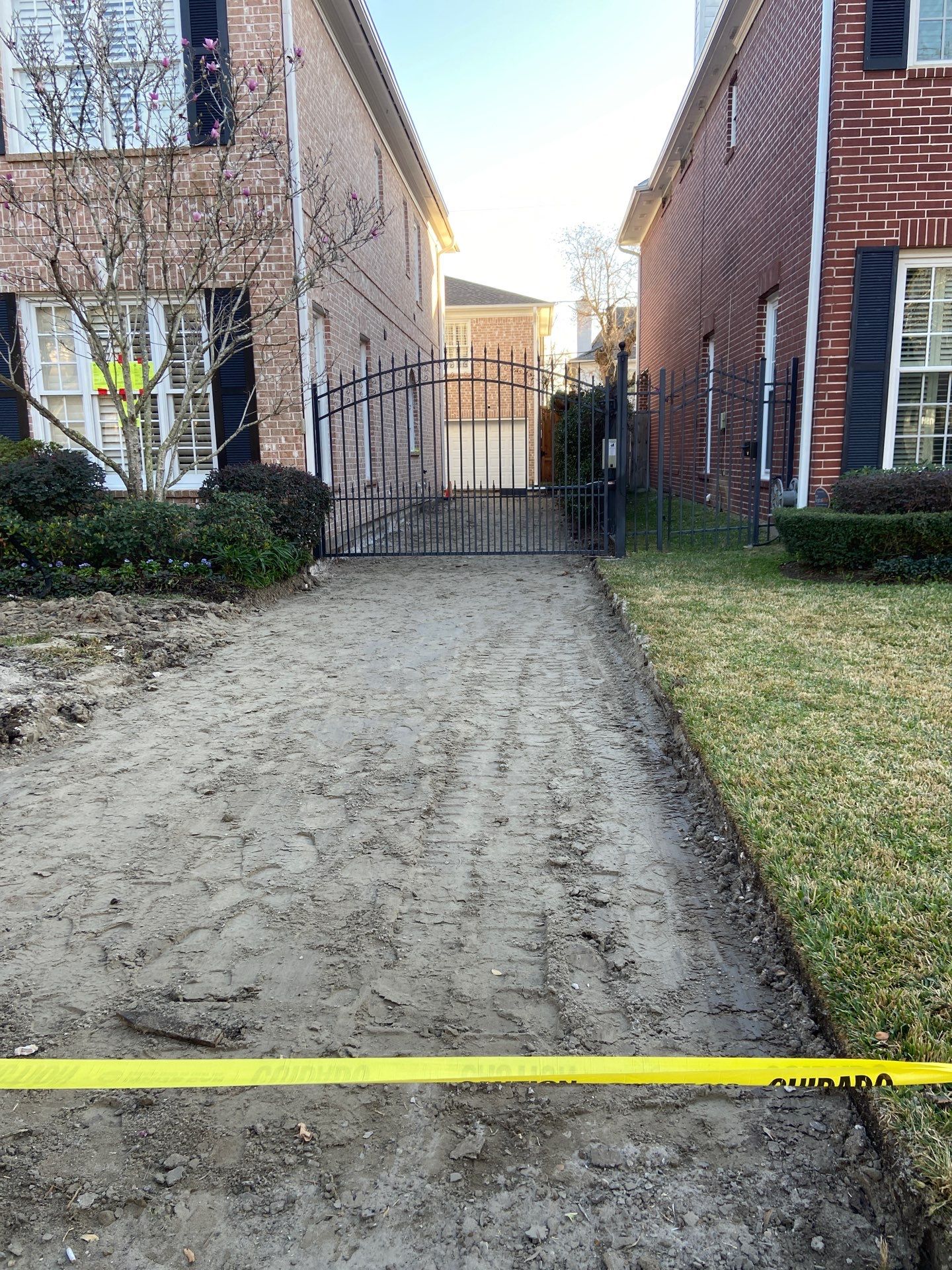 Driveway Concrete Replacement & French Drainage System by Texas Urban Elements