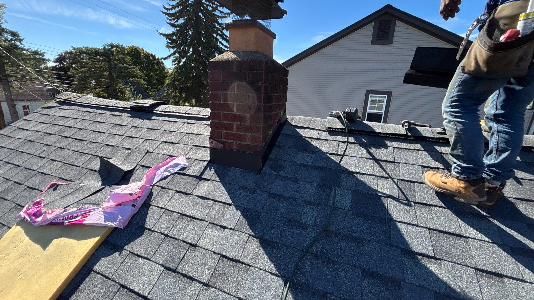 Roof Replacement using Owens Corning Estate Gray by 180 Contractors