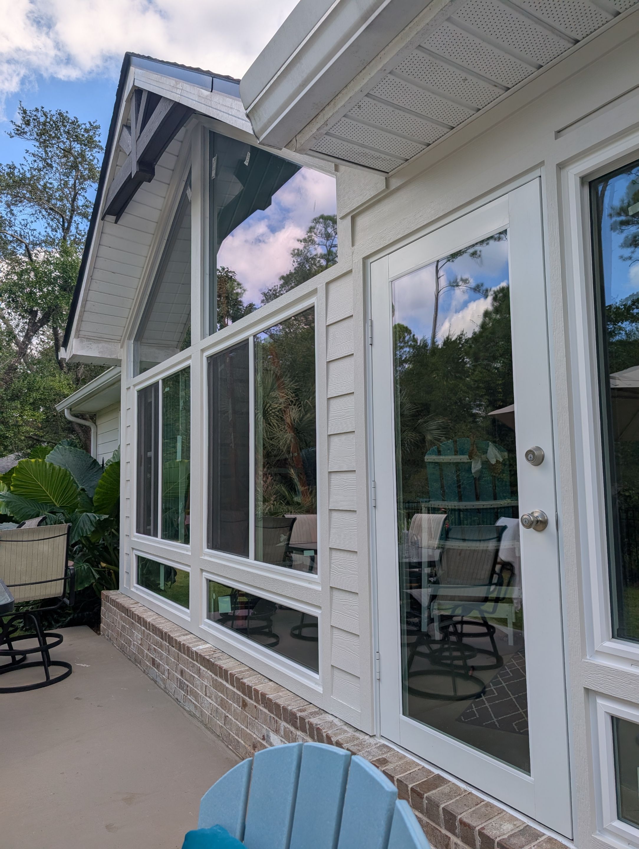 Cathedral Glass Under in Pensacola  by Titan Sunrooms