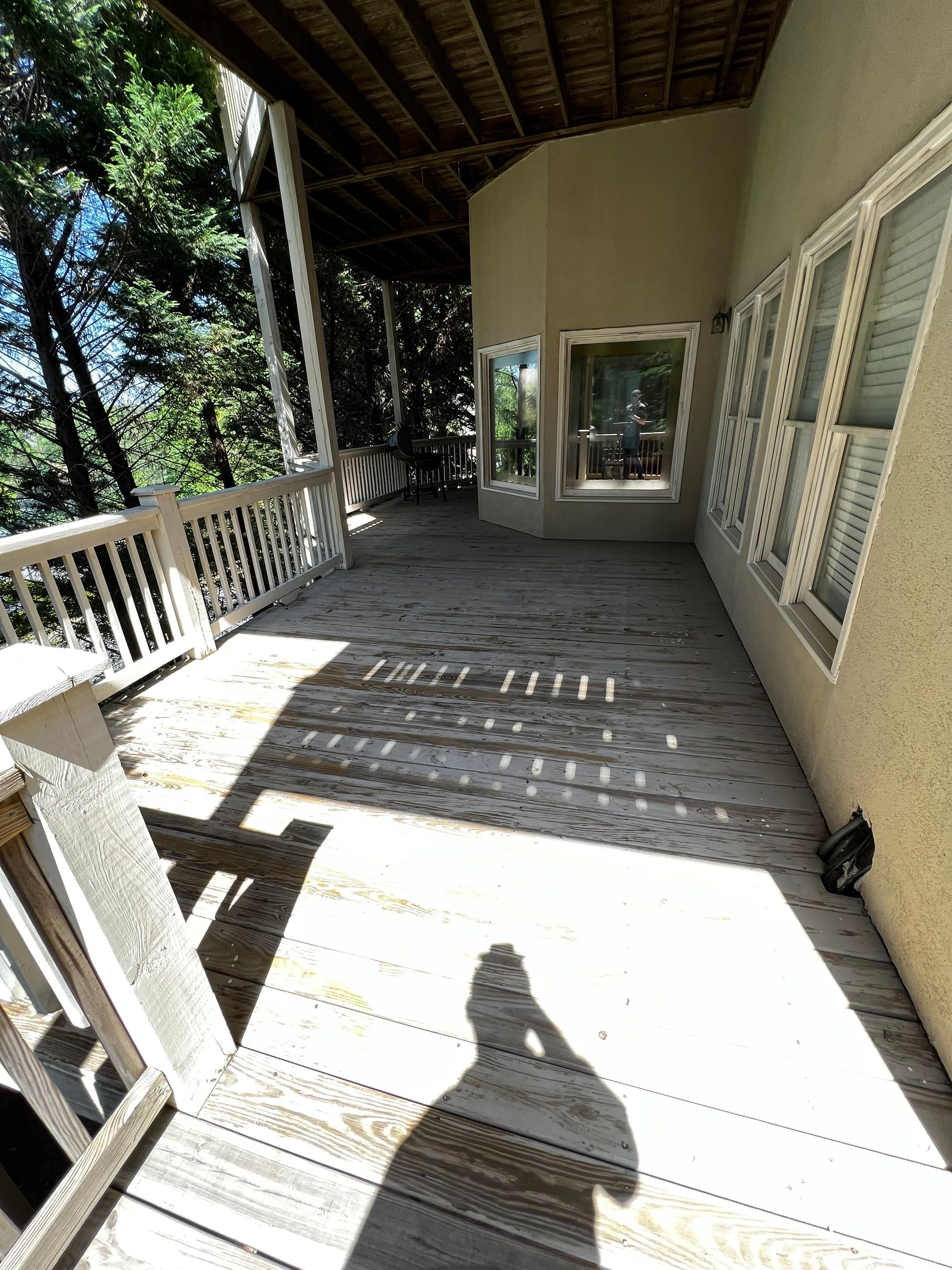 Exterior Painting and Wood Deck Staining in Alpharetta by Swift Home Renovations
