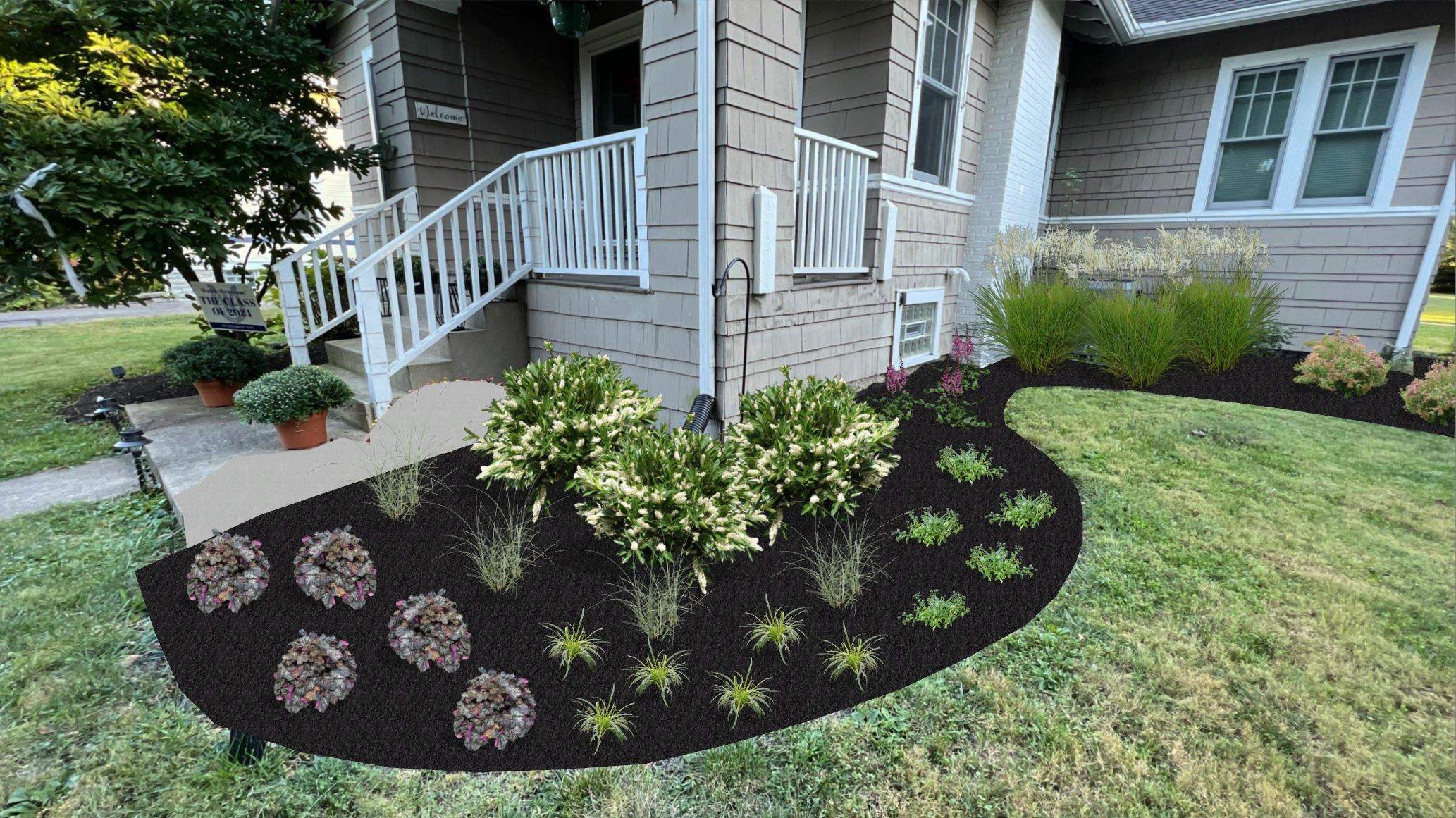 Landscape Tear Out & Install by Reisenberg’s Lawn & Landscape, LLC