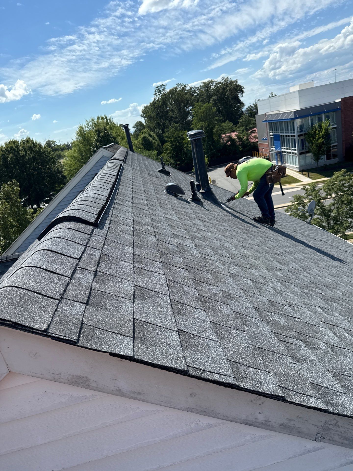 Sterling: Residential Roof Replacement with CertainTeed Landmark in Granite Gray  by RM Banning, Inc.