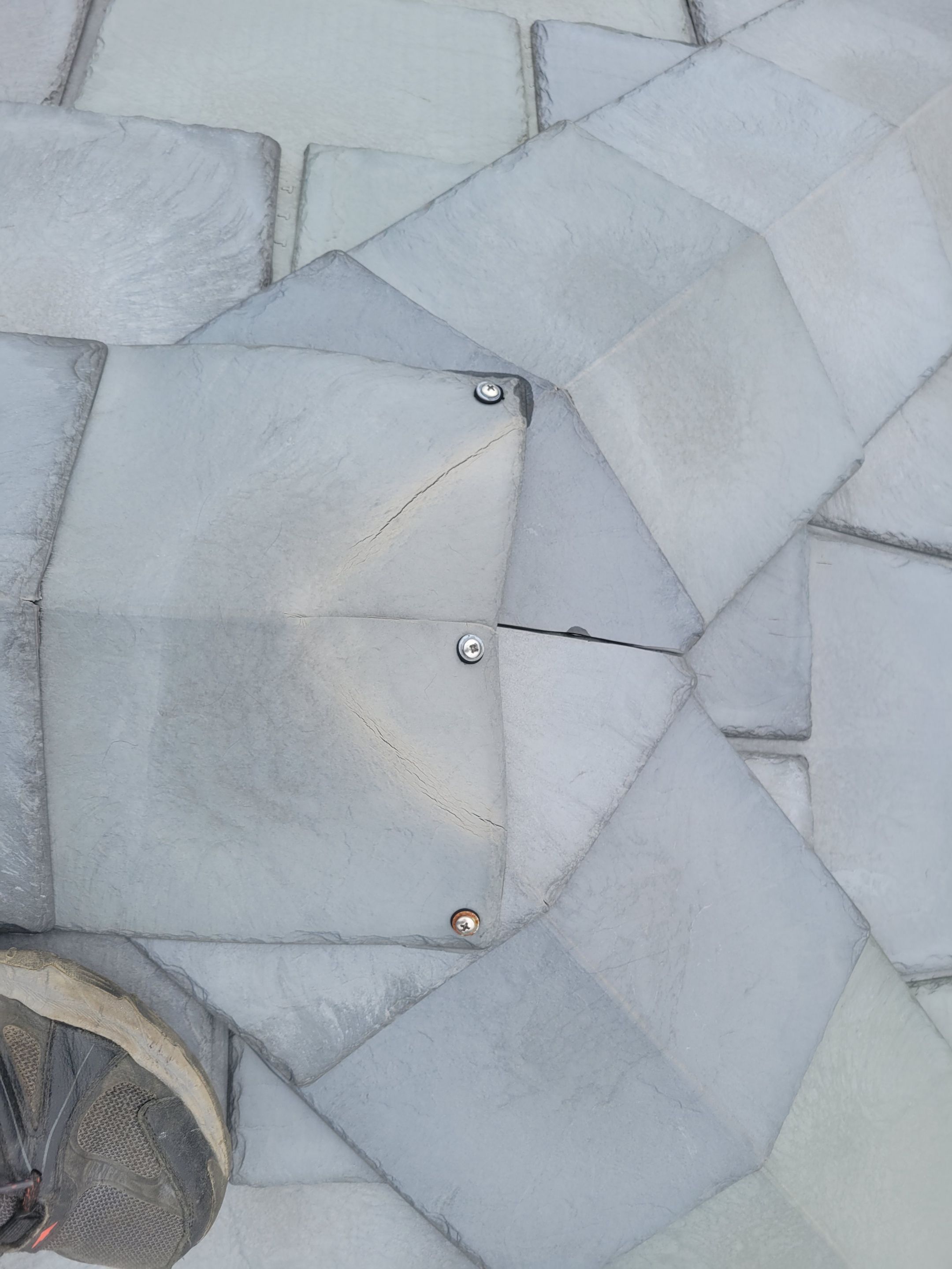 Roof Repair using Eco Star Slate tile by The B.A.R Roofing