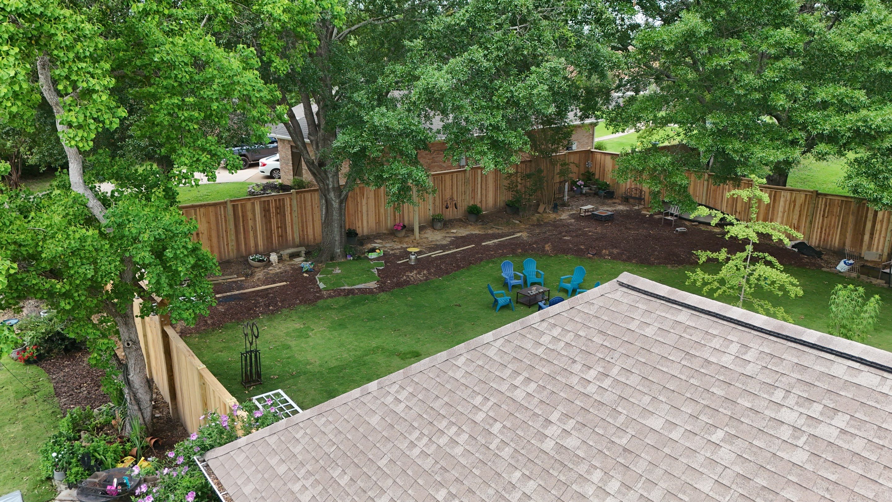 8' Cedar Good Neighbor 6x6 w/Decorative Opening by Roberson Construction LLC