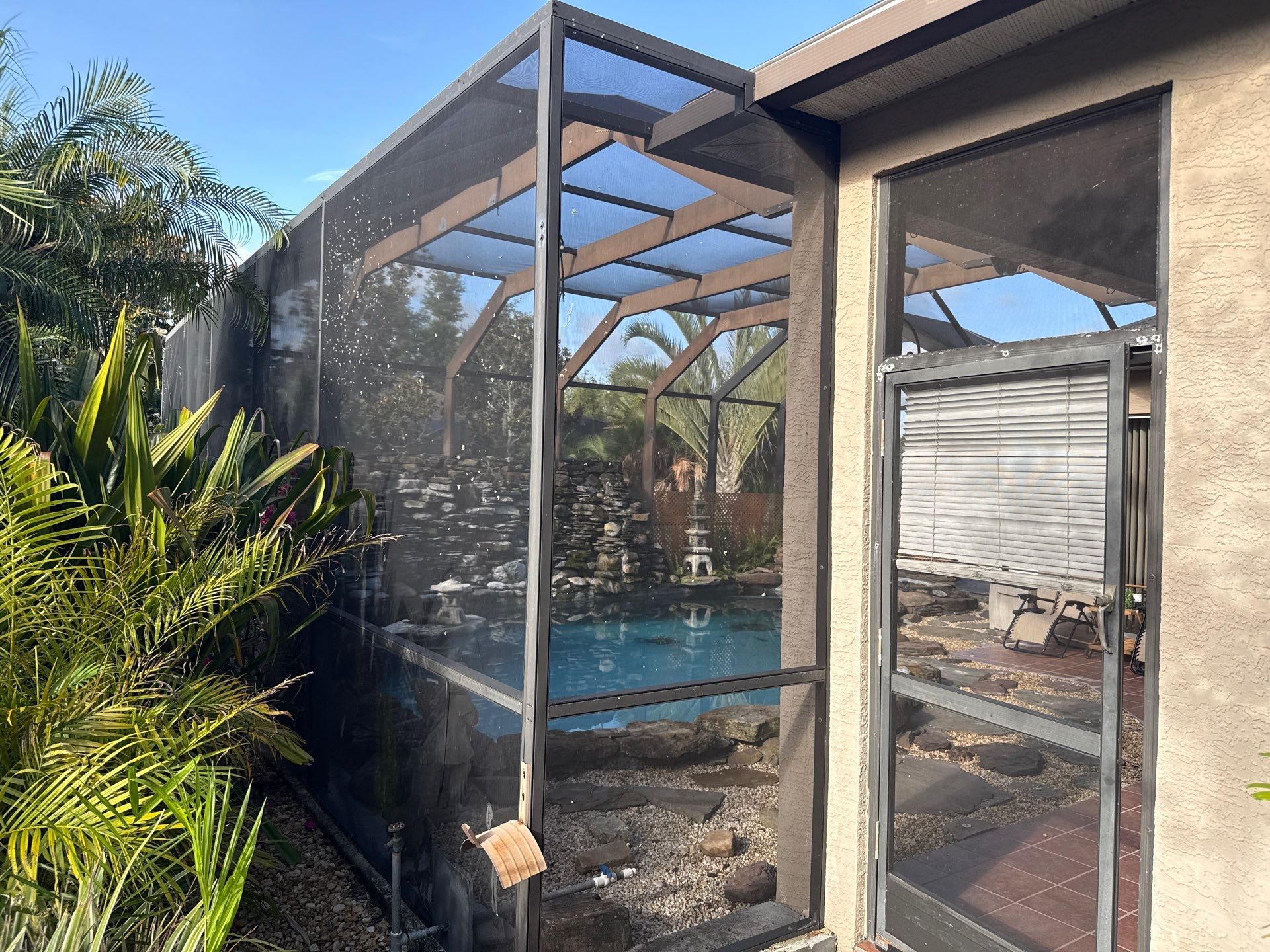 Pool Cage Screen Enclosure Cleaning – Oakley Community, Ellenton, FL 34222 by Sunshine AquaWash