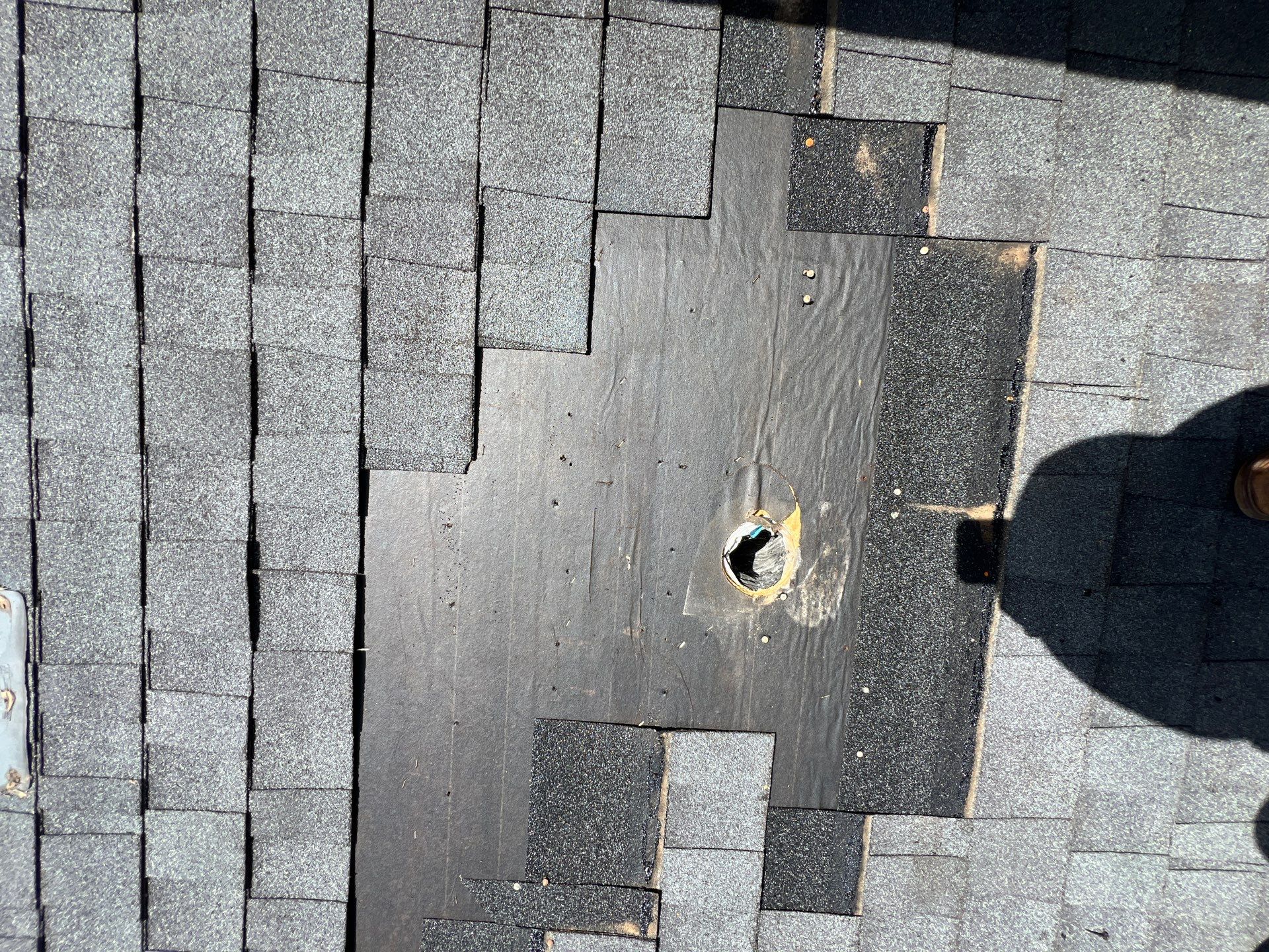 Hail Damage using Owen's Corning Duration (Lifetime) Shingles by Roof Repair Company
