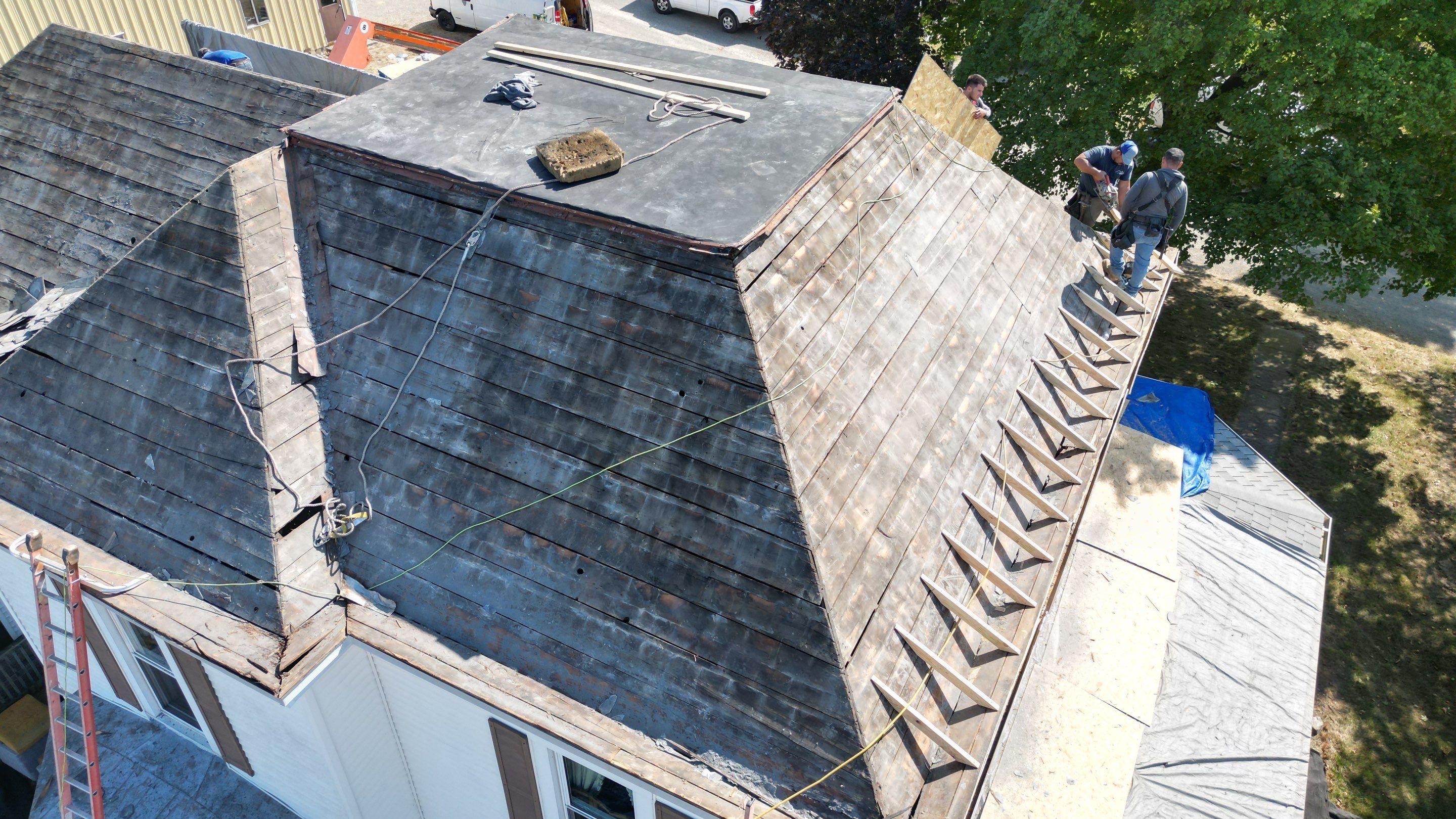 Residential Roofing Installation using Timberline HDZ Shingles - Nantucket Morning by RoofX 