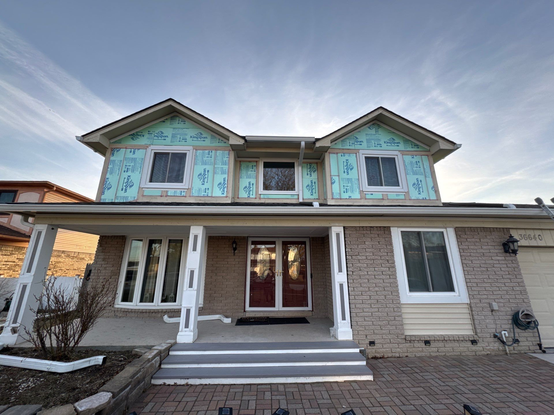 Siding Replacement using Alside Midnight Blue by 180 Contractors