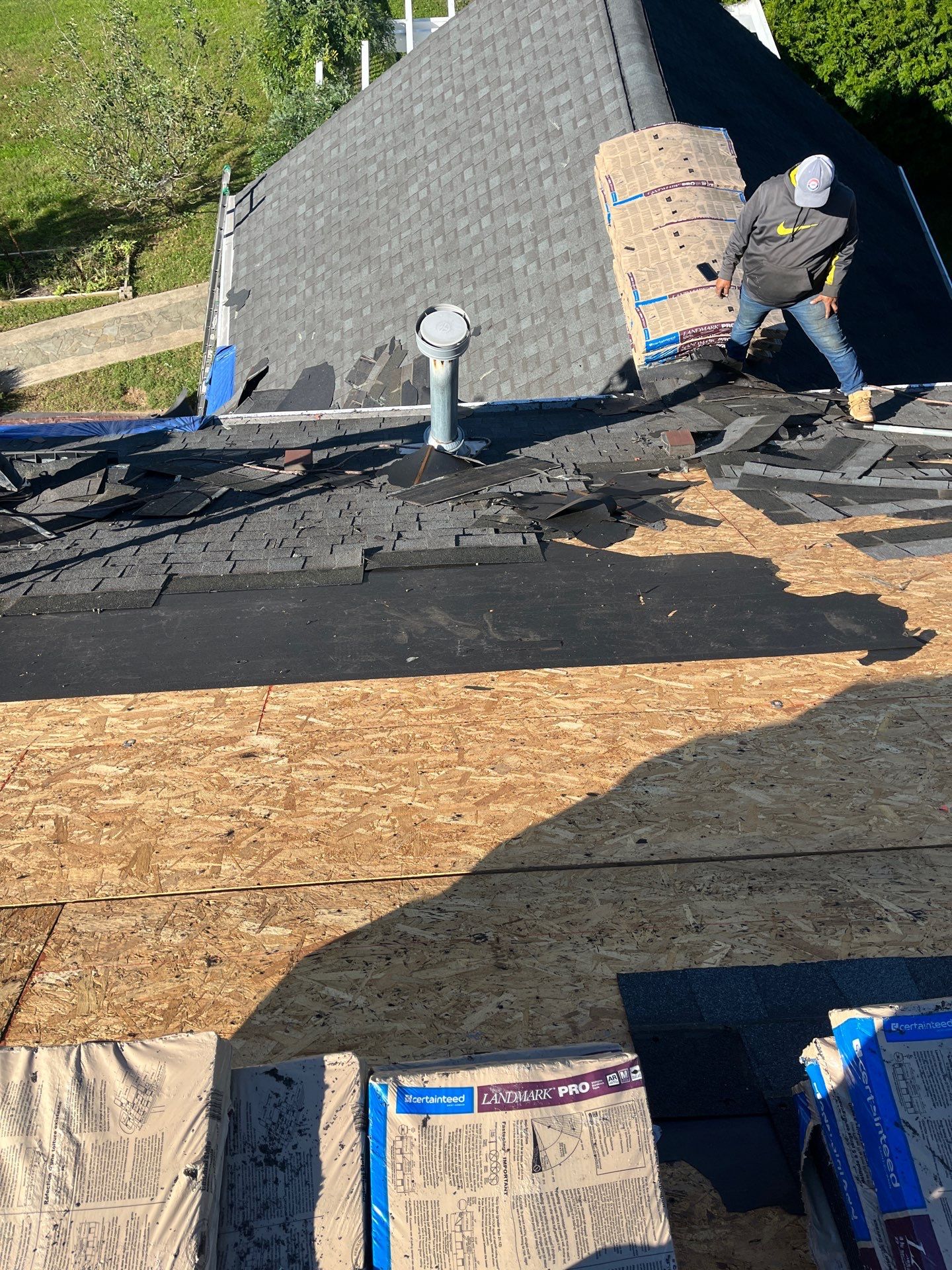 Falls Church: Residential Roof Replacement with CertainTeed Landmark Pro in Max Def Colonial Slate by RM Banning, Inc.