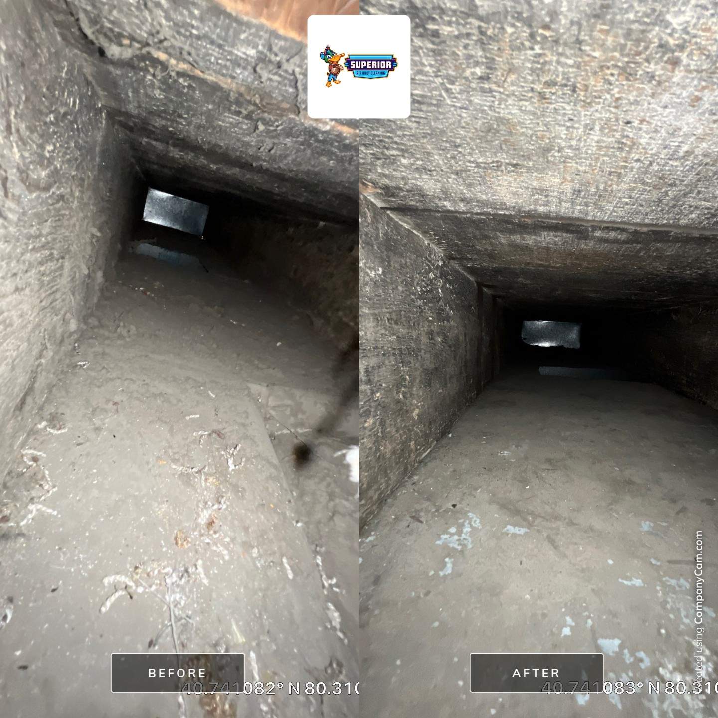 Air Duct Cleaning With a Vacuum Truck in New Brighton, PA by Superior Air Duct Cleaning