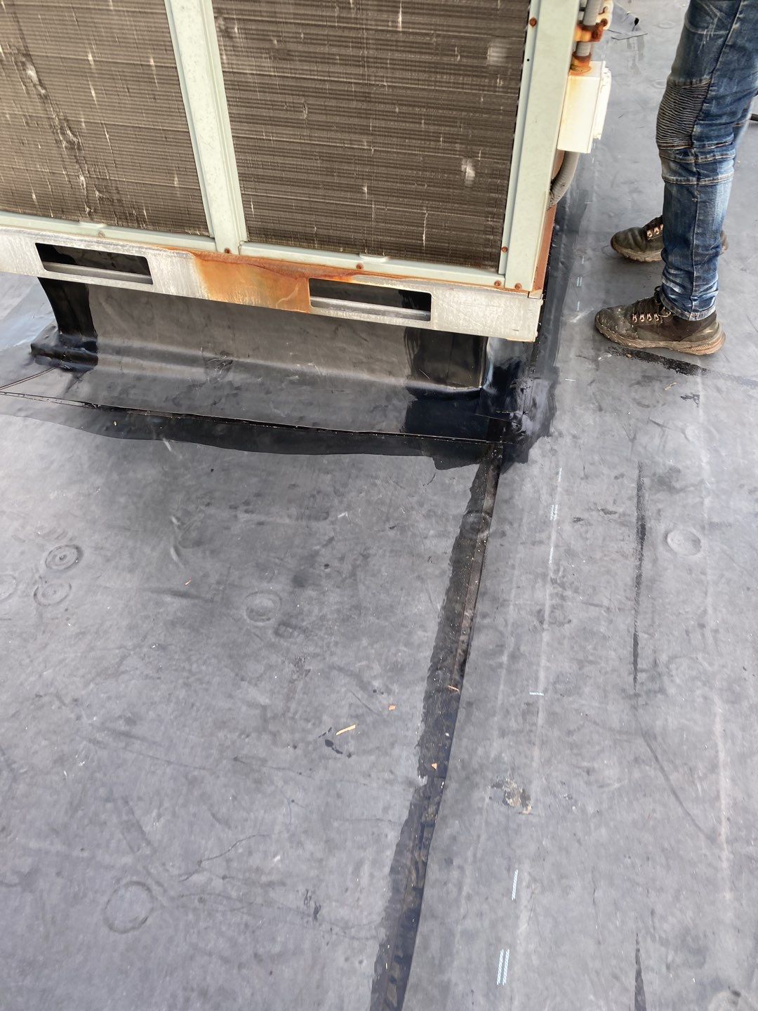 Commercial Roofing Installation using EPDM  by A Plus Exterior