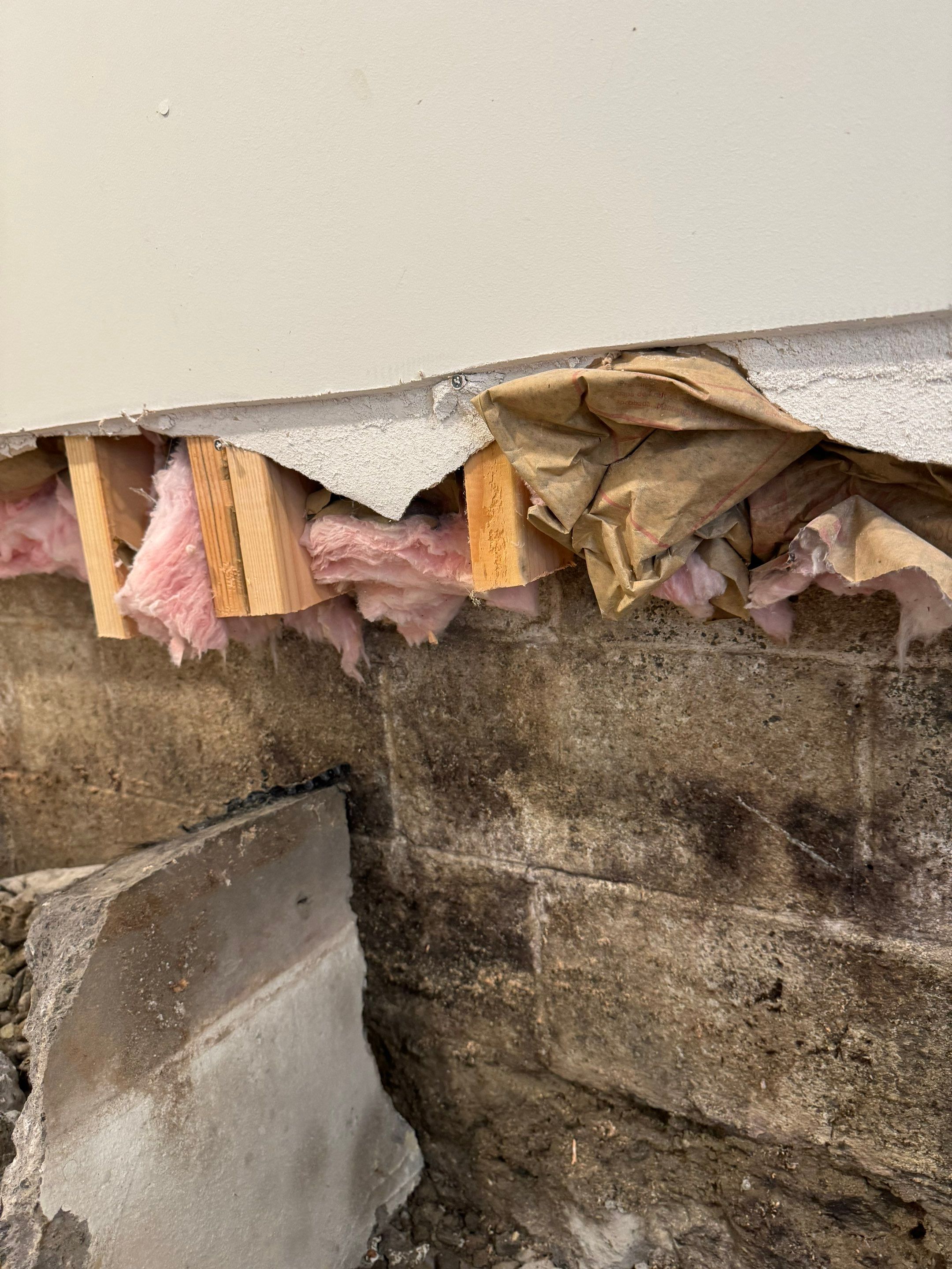 Interior French Drain & Wall Vapor Barrier Boonton NJ by Pure Service Pro, LLC 