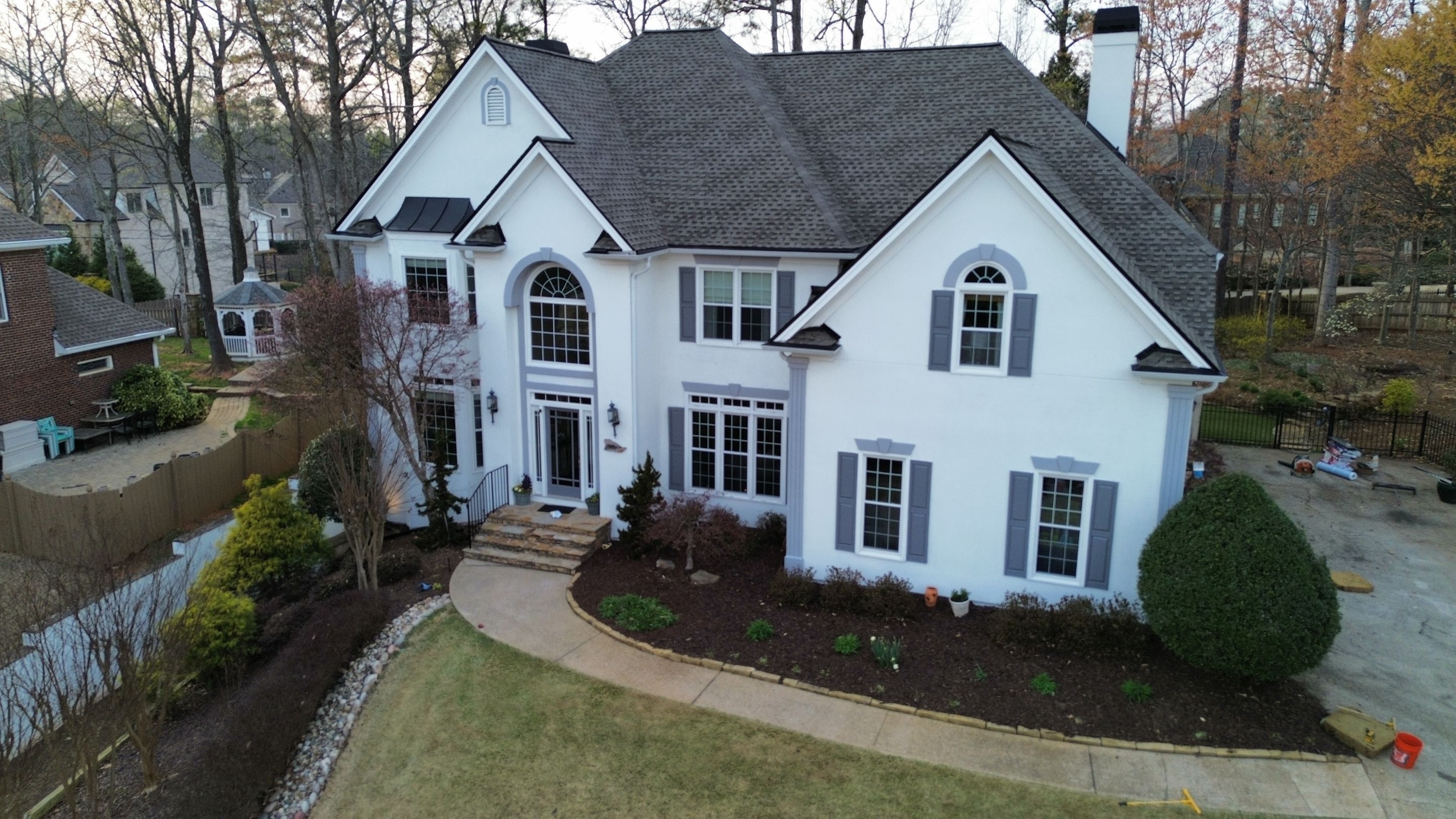 Roswell, GA Roof Replacement, GAF HDZ Weathered Wood by Reset Roofing