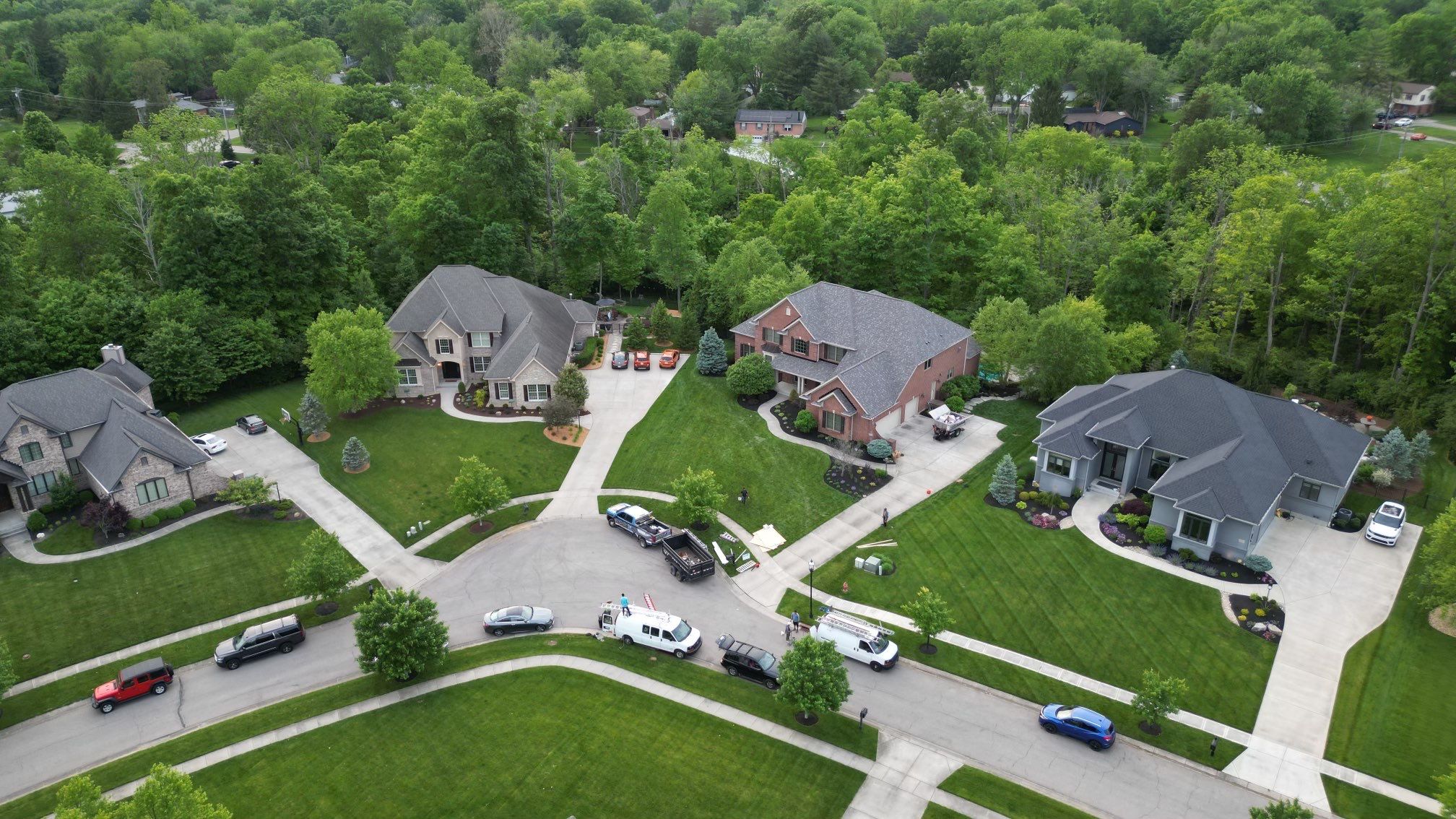 Residential Roofing Installation using Duration Series Shingles - Colonial Slate by RoofX 