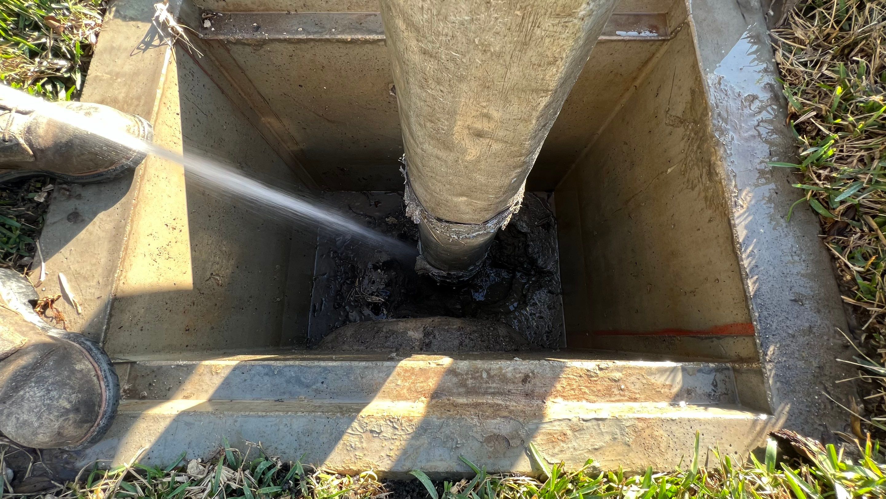 New Commercial Construction Stormwater System Cleaning by APS Power & Water