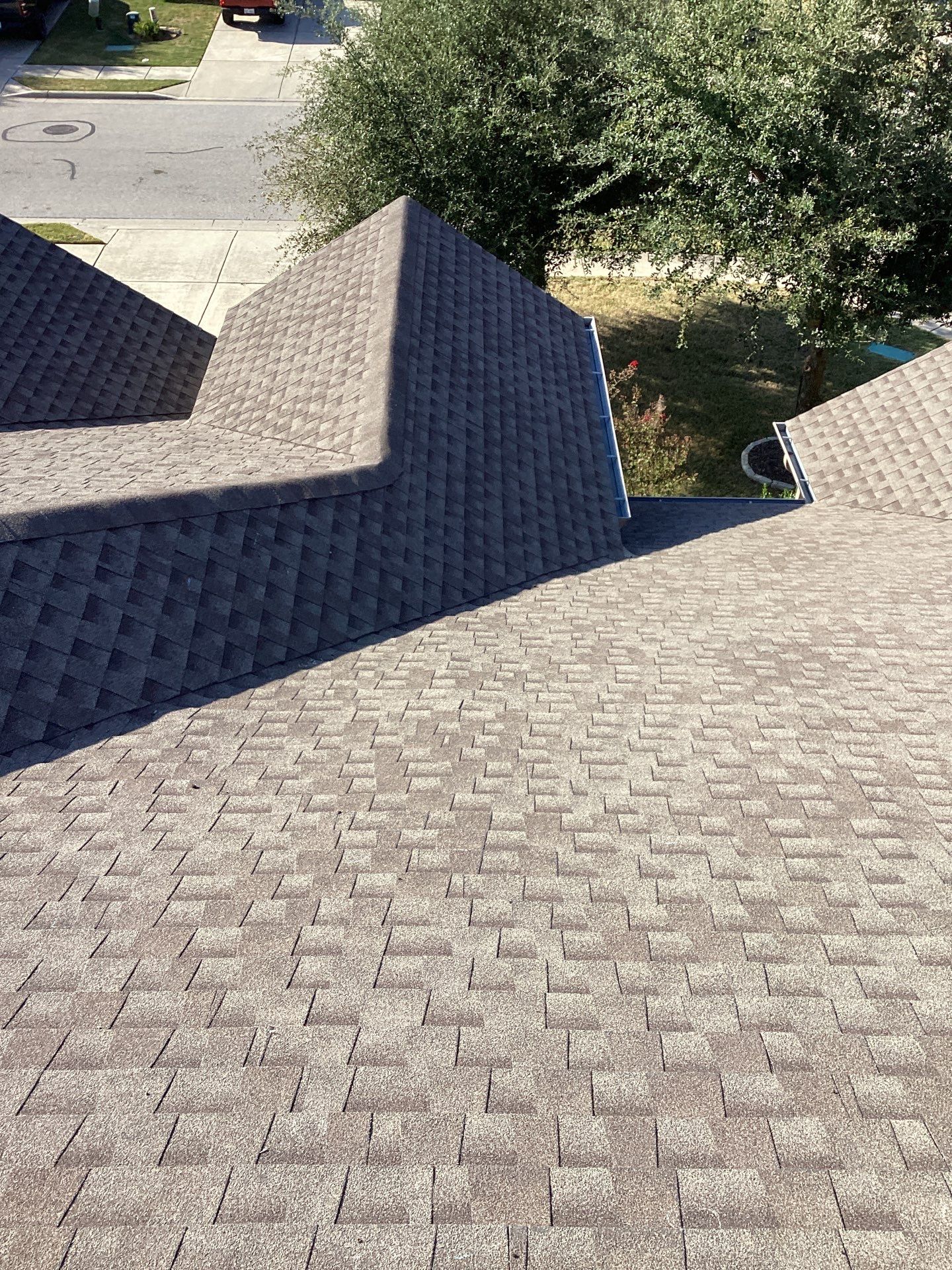 Hutto Residential Roofing Replacement with OSB Sheathing and Trim Repair by Caliber Restoration LLC