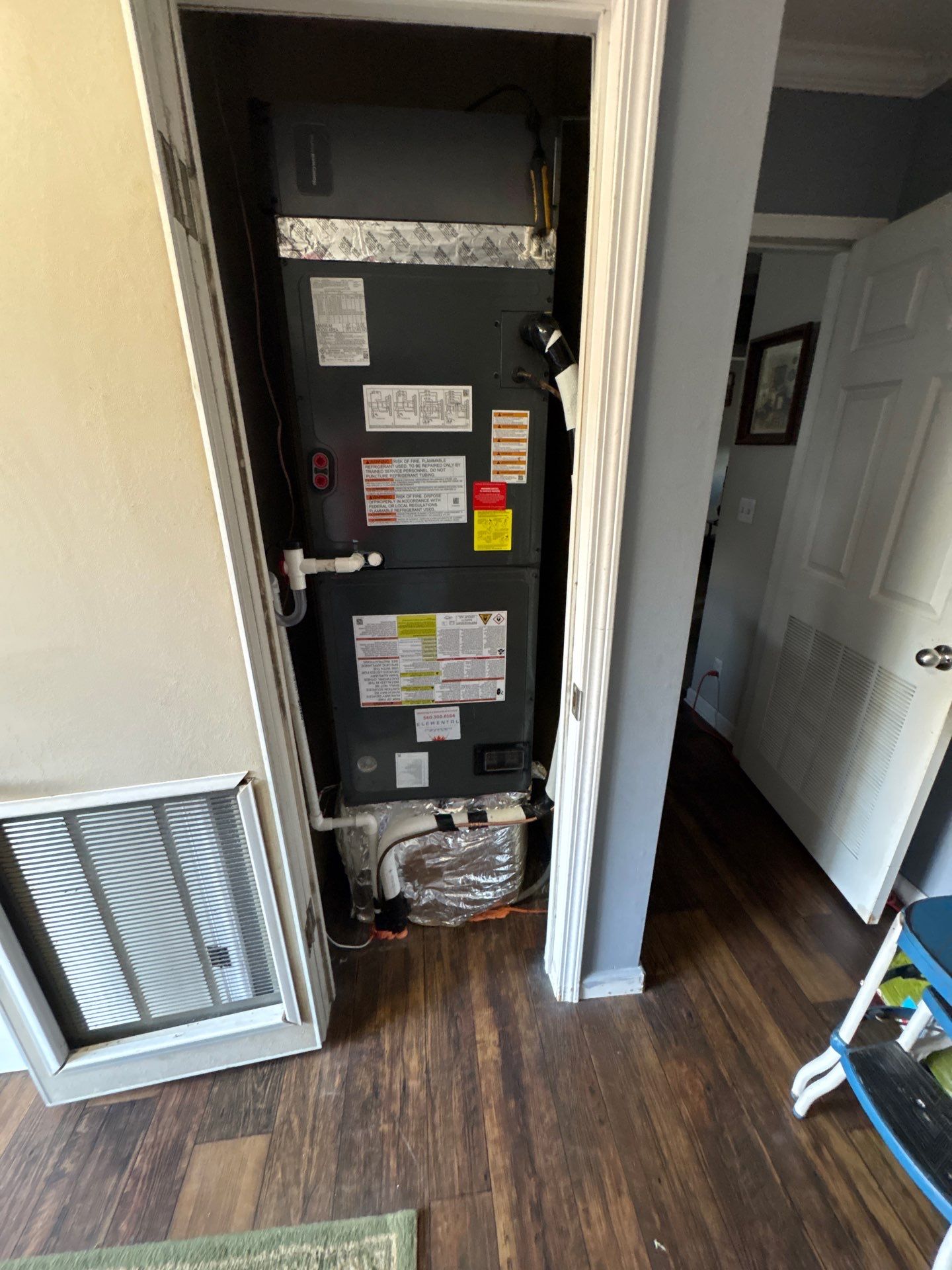 Amana S-Series Heat Pump install by Elemental Heating and air conditioning LLC