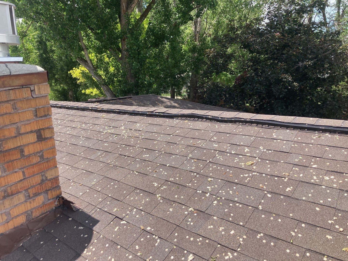 Shake removal and reinstallation of Owens Corning Oakridge in Teak by ID Roofing LLC