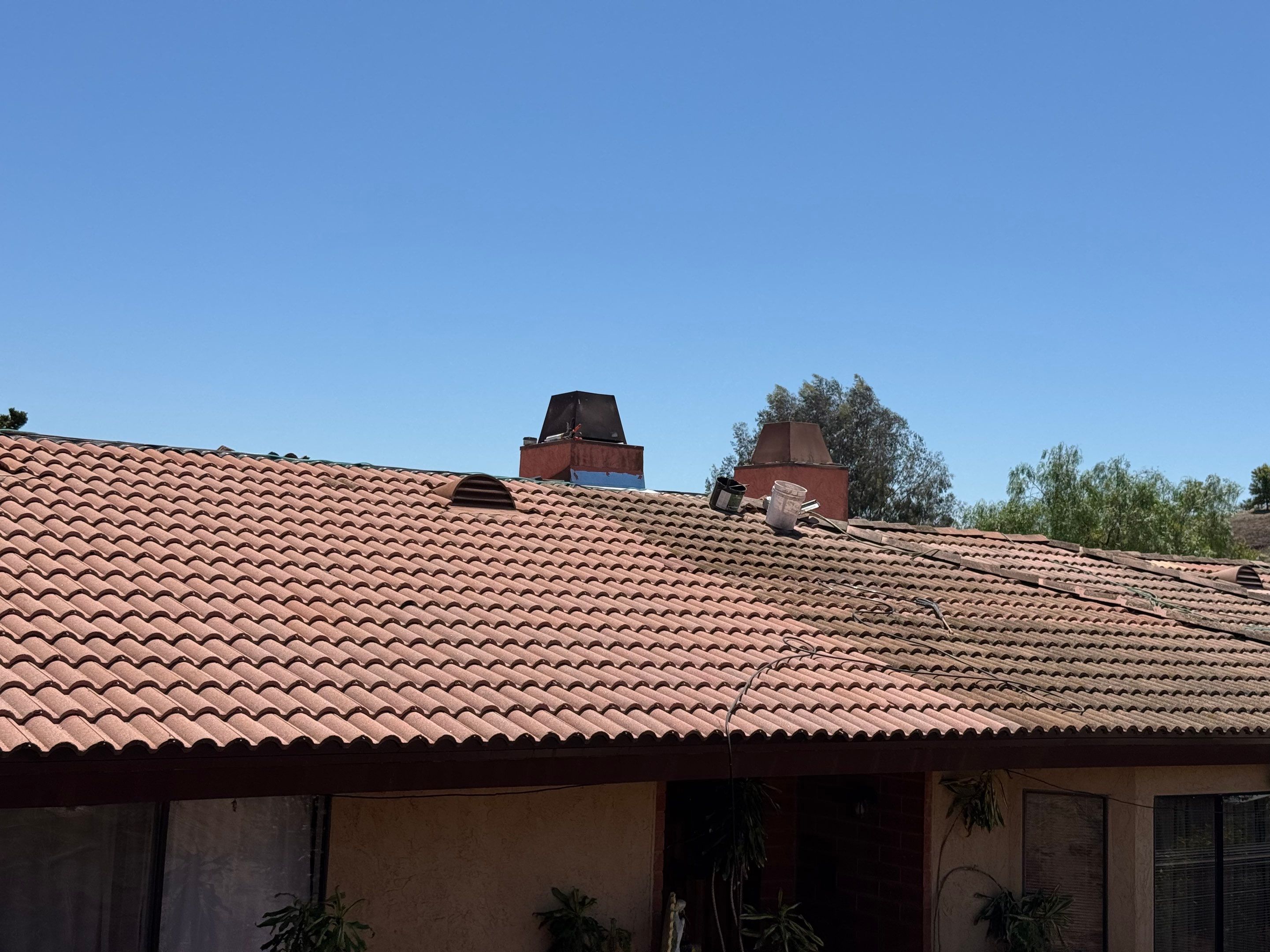 Valley Center Tile Roof Lift & Lay | Custom Metal Bird Stop for Los Arcos Tile by Zenith Roofing Services