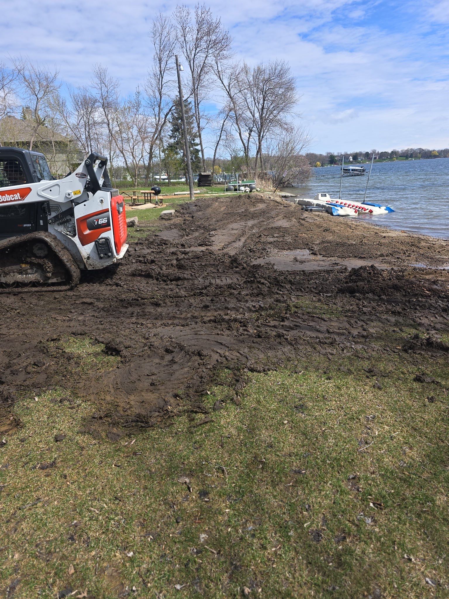 Shoreline Grade Correction by Sota landscaping