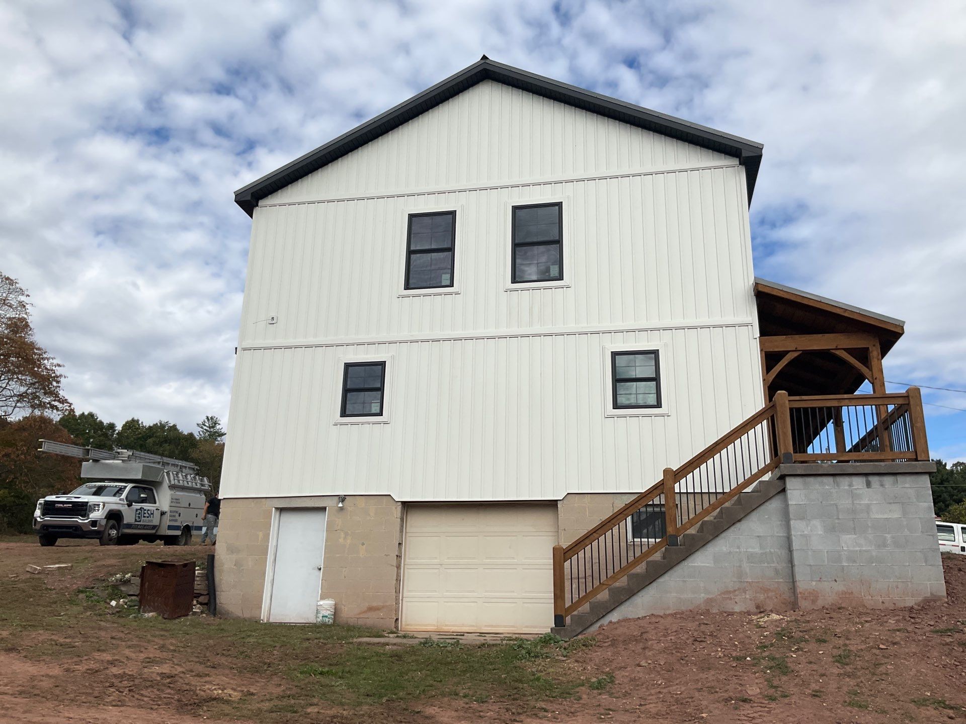 Two-Story Residential Addition and Exterior Transformation by Esh Builders