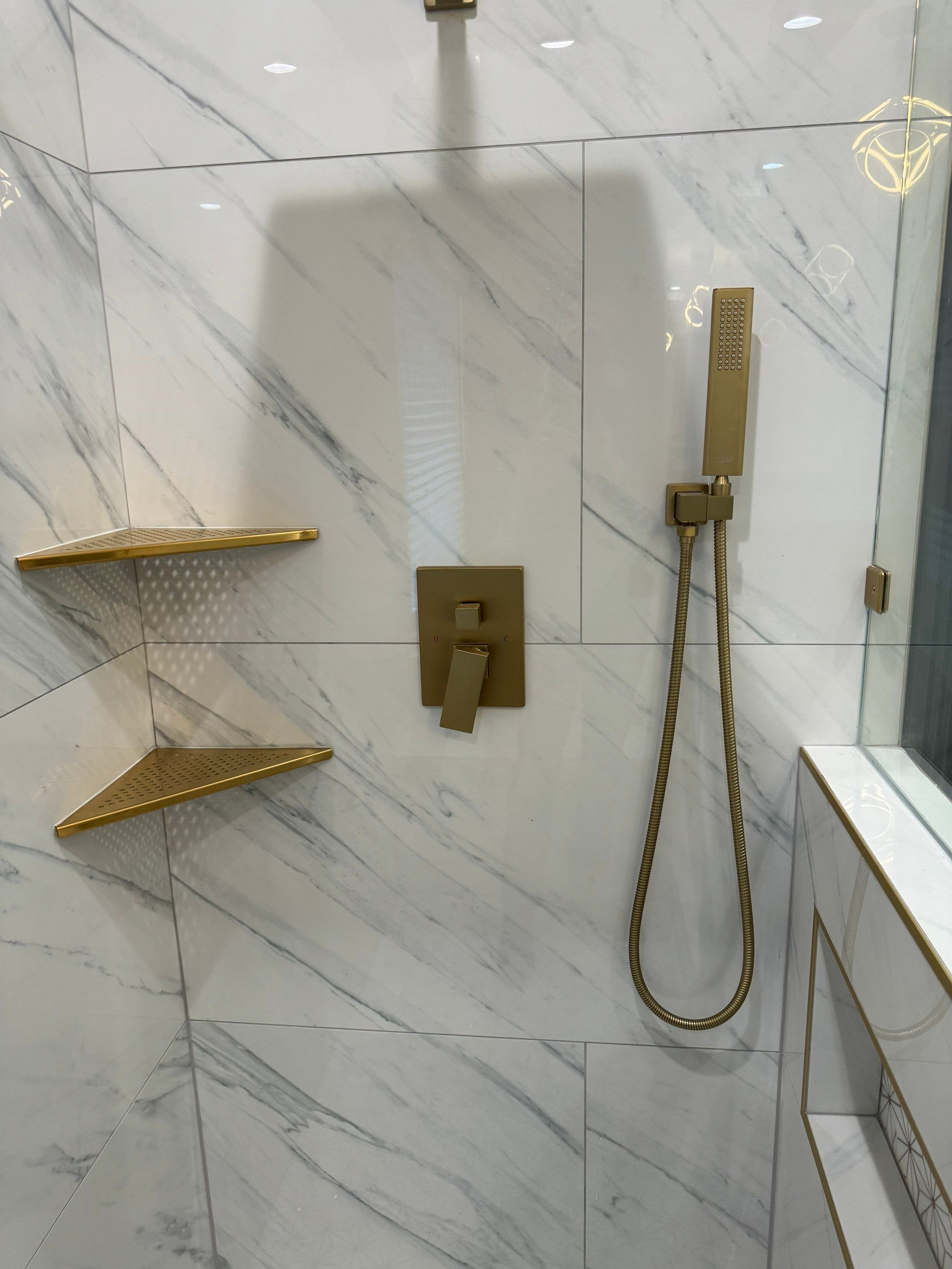 Woods Trace - Bathroom Remodel  by Pillar and Pine