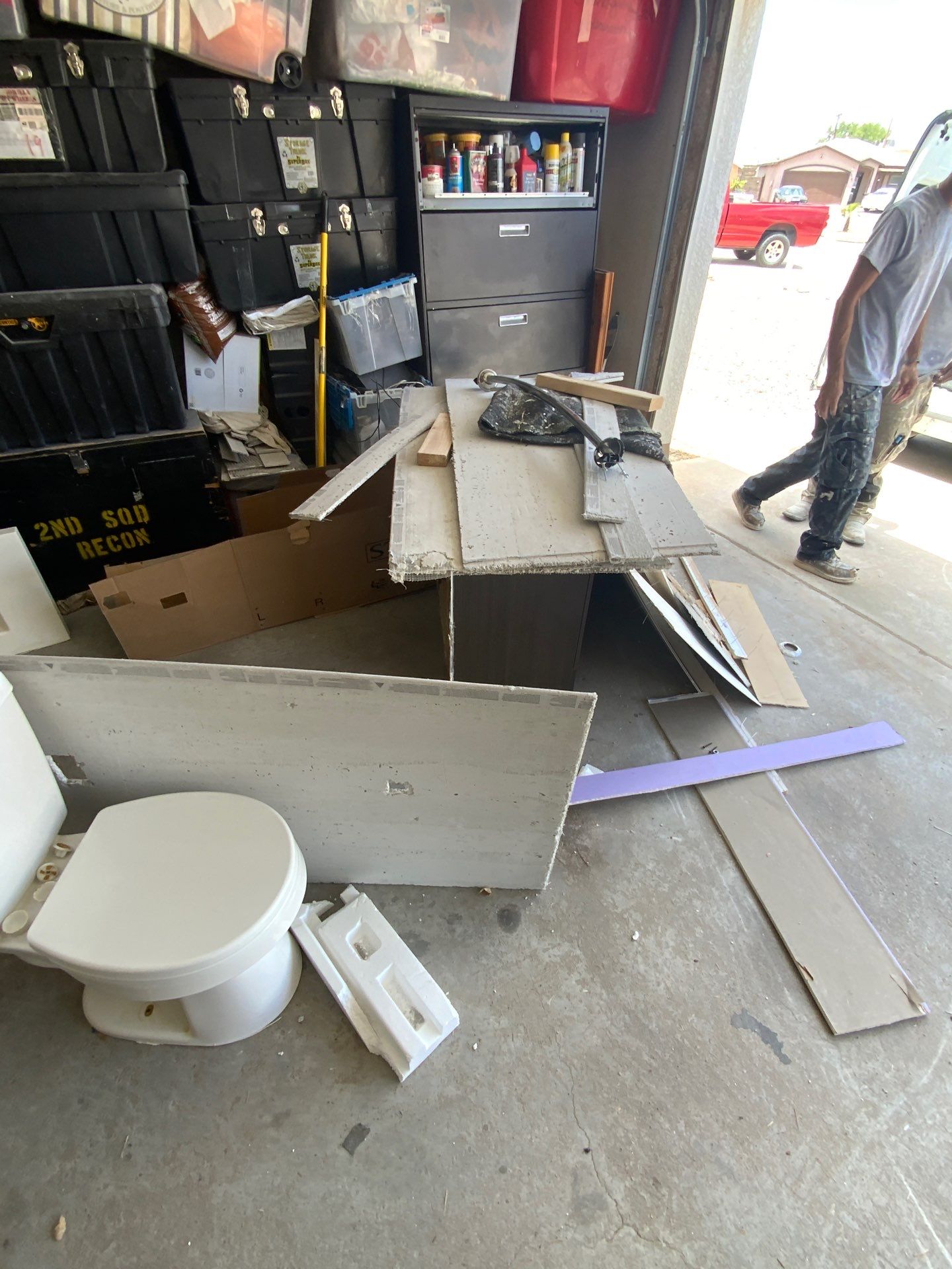 Bathroom Remodel with New Shower and Vanity by SC Remodeling
