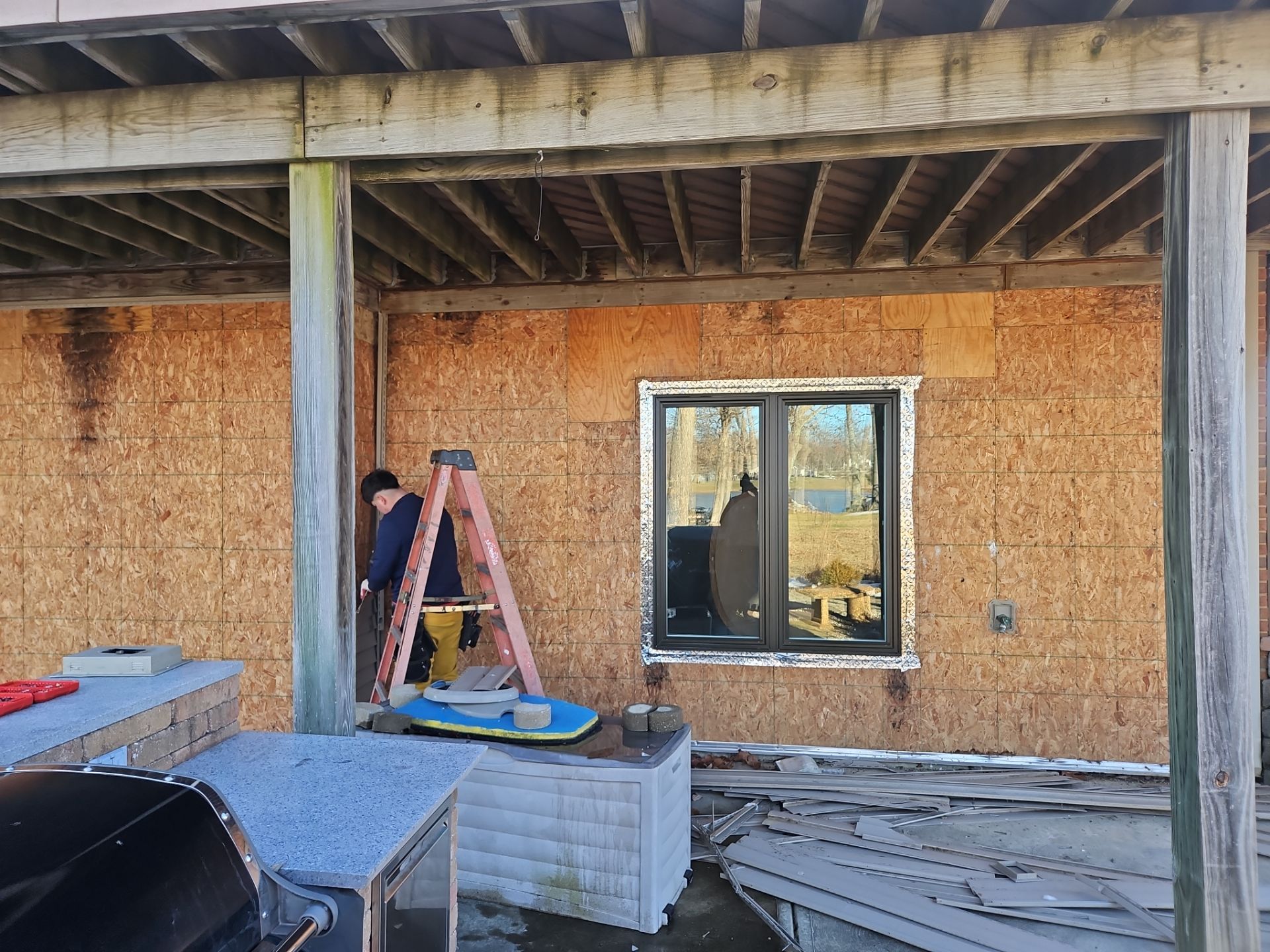 Siding Installation using James Hardie Board & Batten and James Hardie Shakes by Koontz Construction