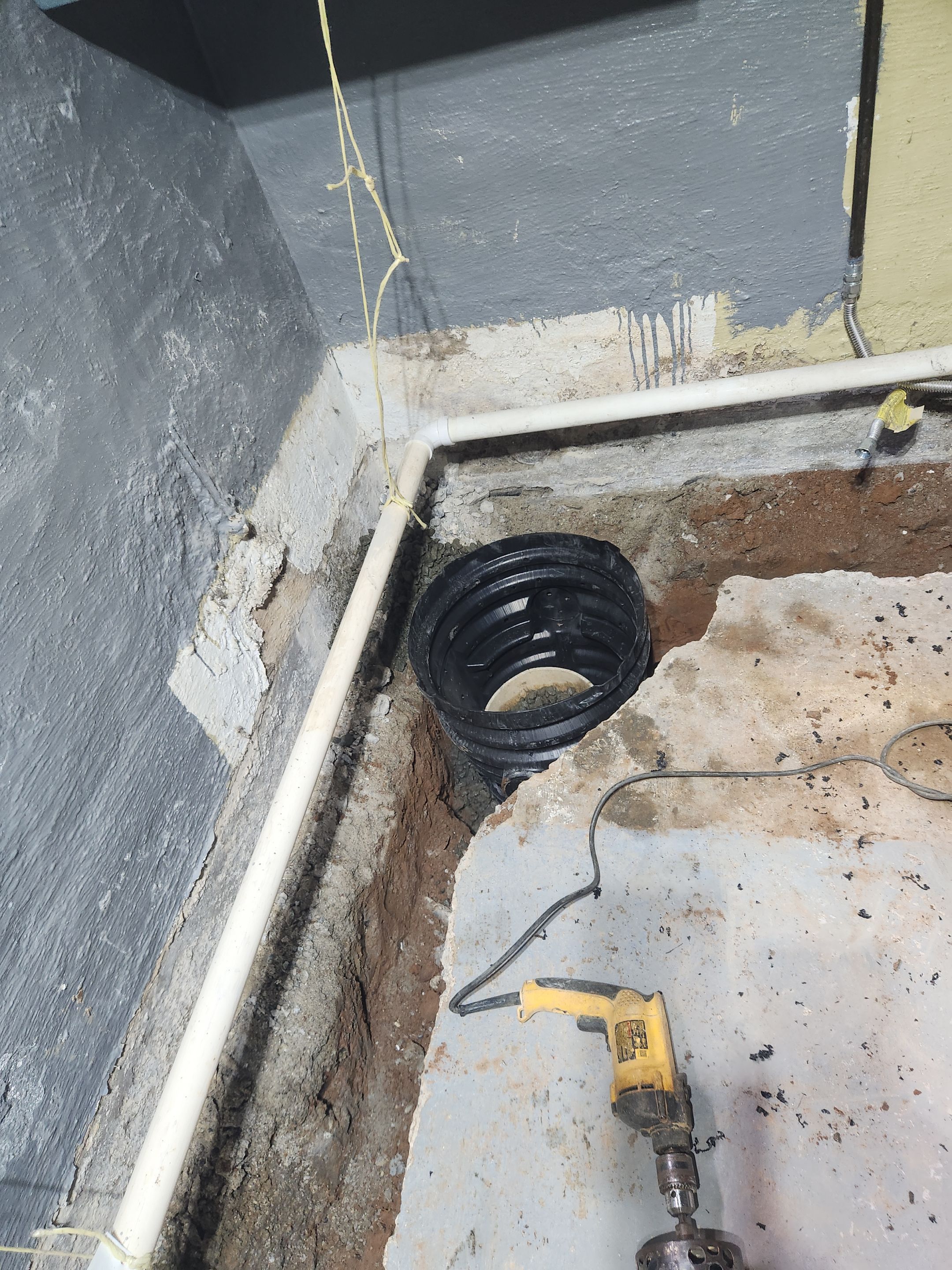 Interior French Drain River Edge NJ by Pure Service Pro, LLC 