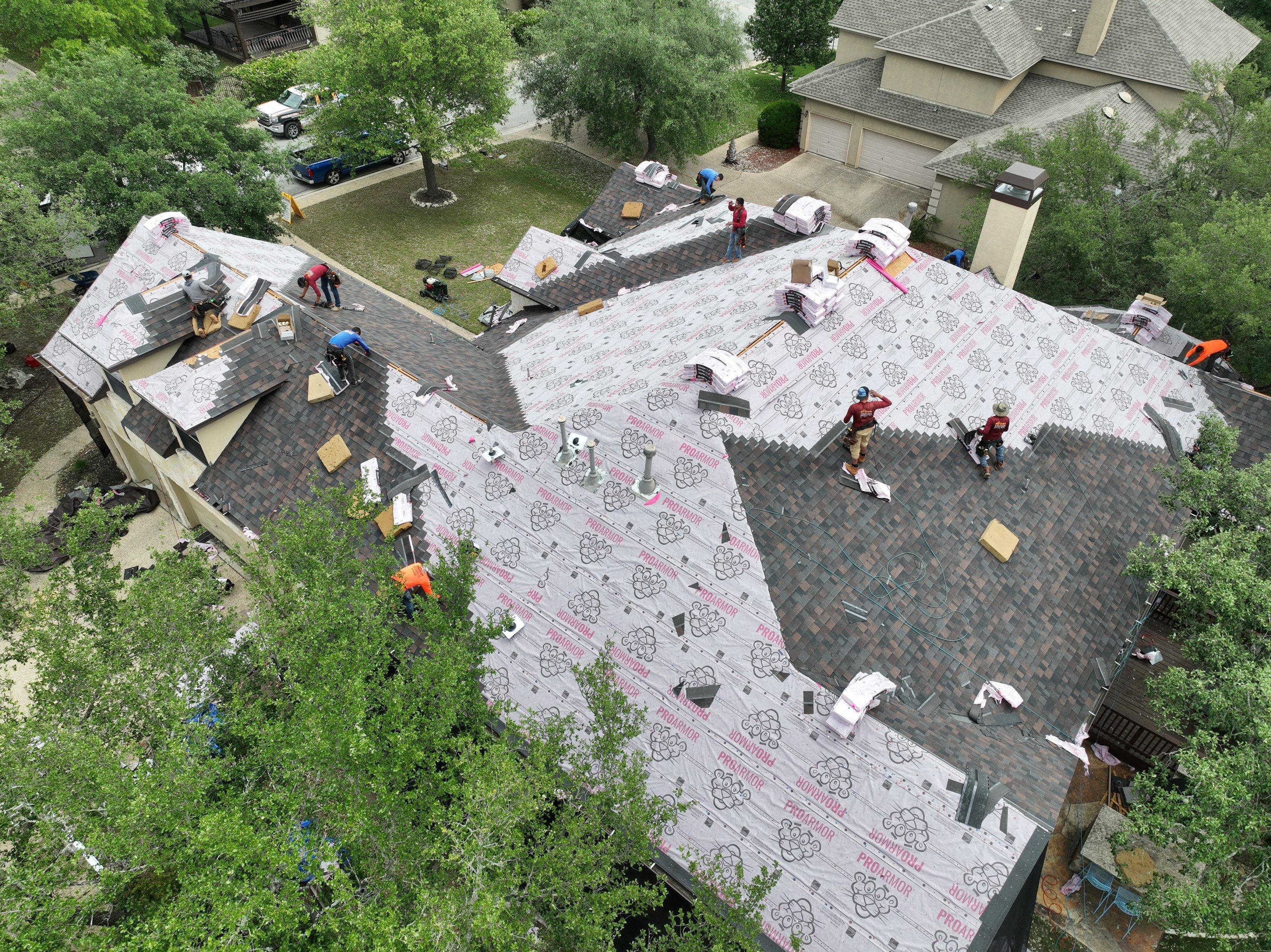 Residential Roof Replacement using Owens Corning Duration Designer 30 Year Laminate Shingle  by Premier Roofing and Contracting