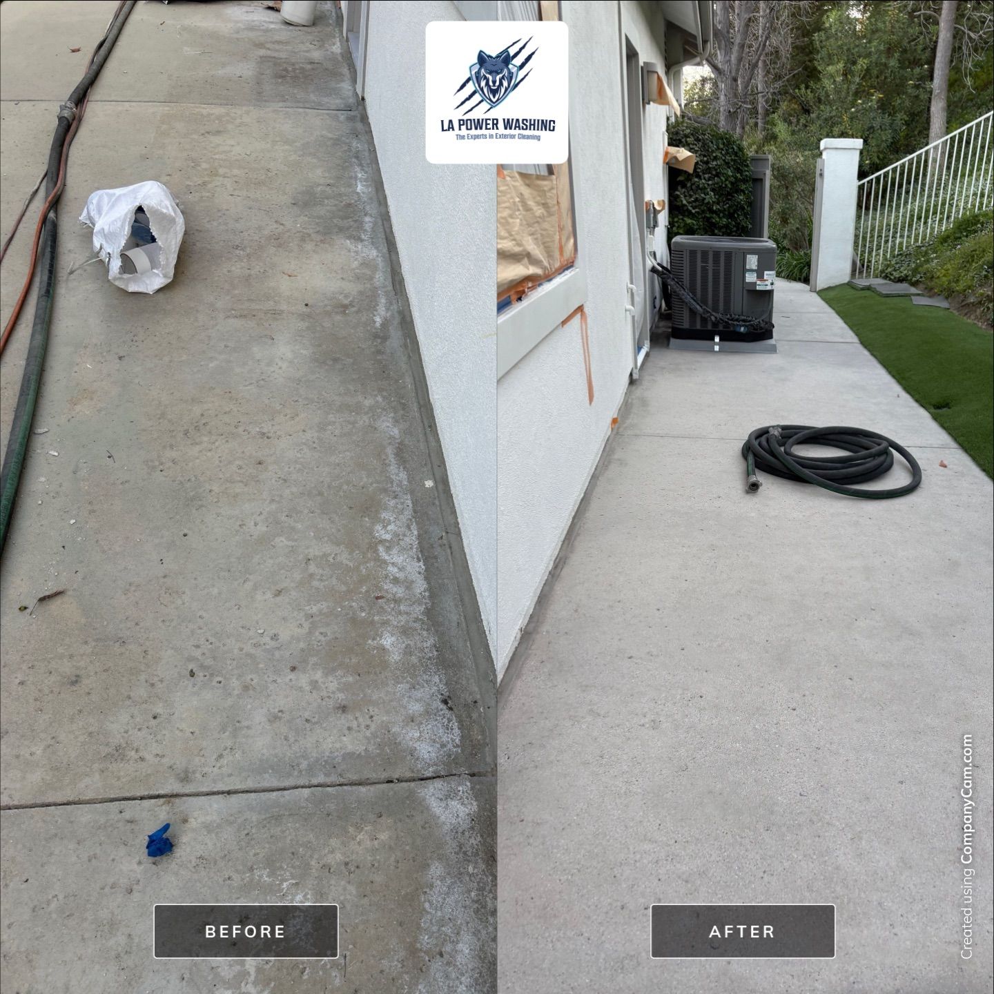 Concrete Cleaning With Sandblasting & Sealing  by La Power Washing Inc 