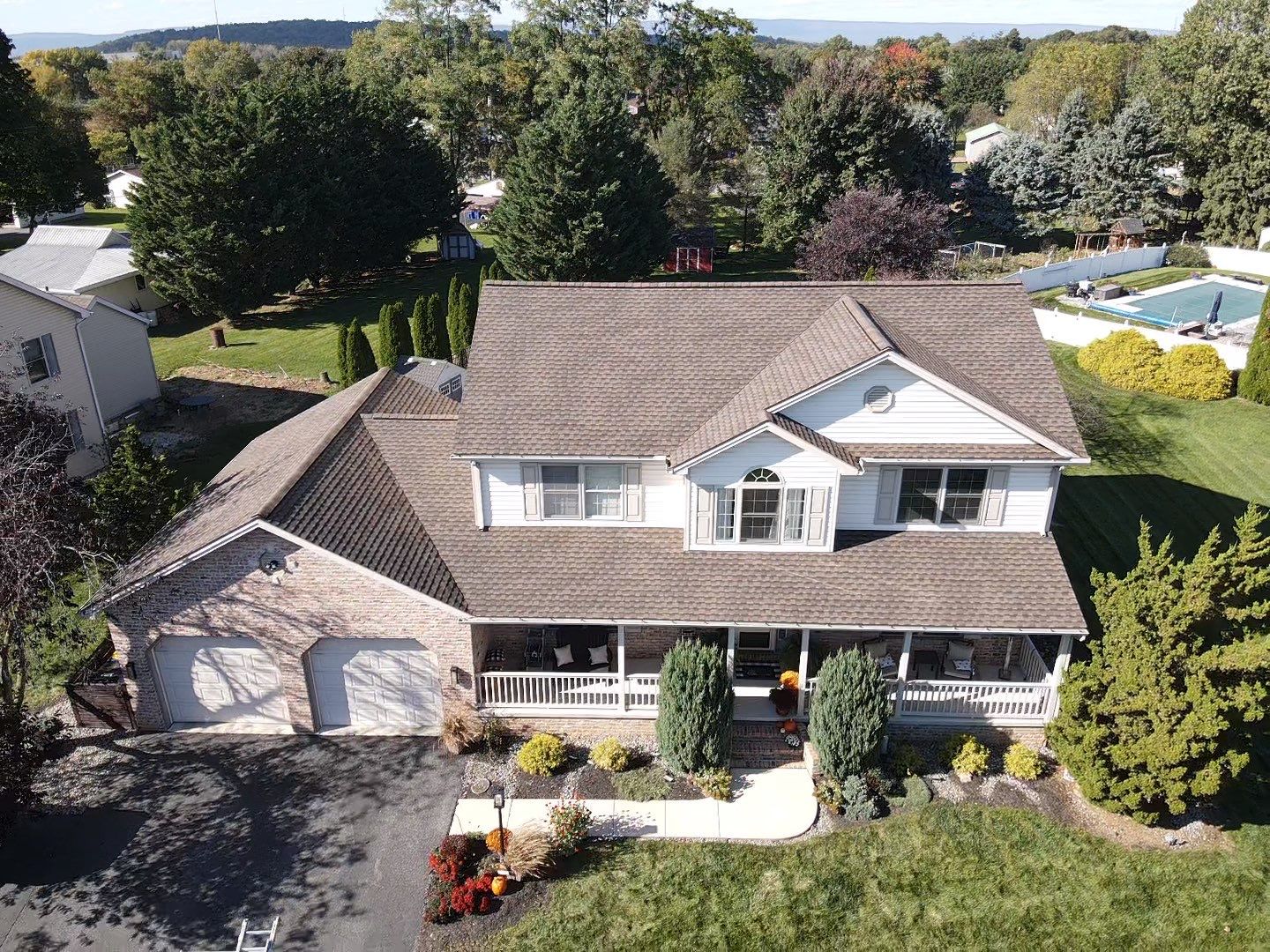 Residential Roof Installation Featuring GAF Timberline HD Shingles in Chambersburg by Teflon Roofing