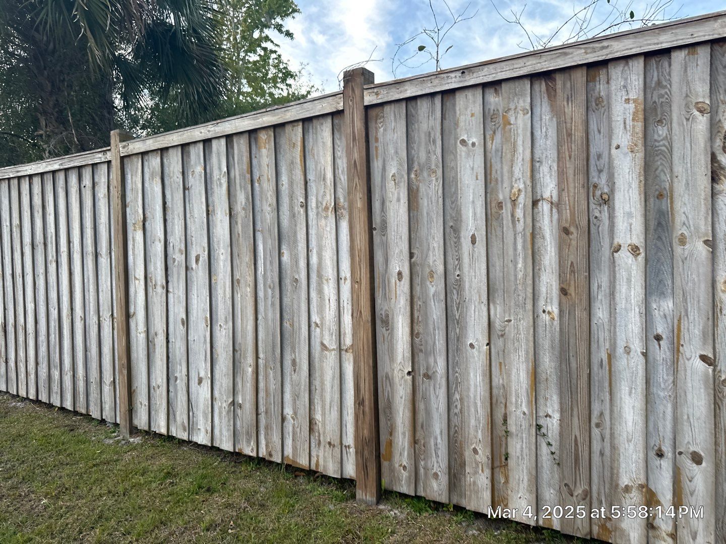 Weathered Fence using Wood Sealant by DuraSeal