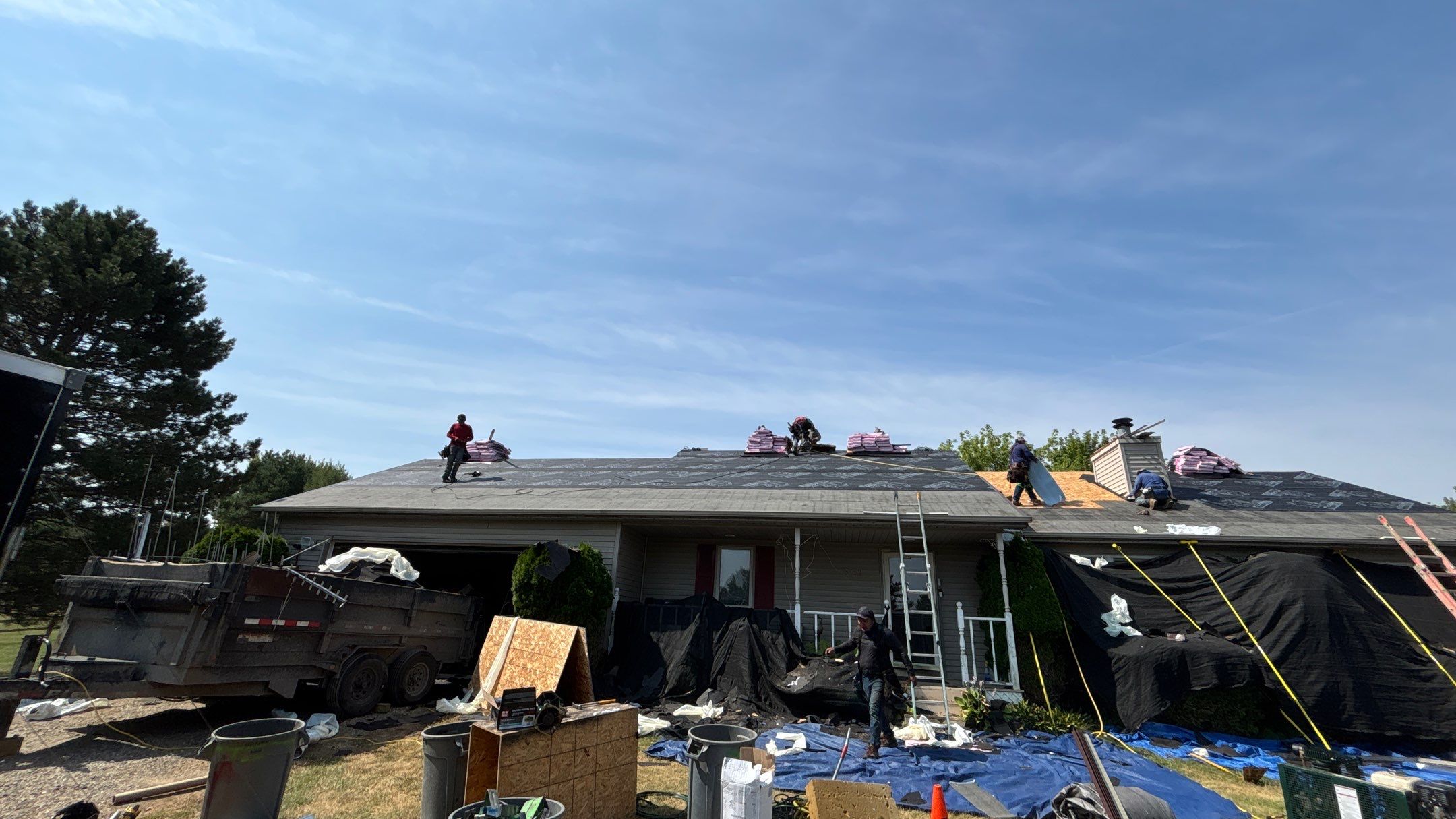 Roof Replacement using Owens Corning Tru Definitions by 180 Contractors