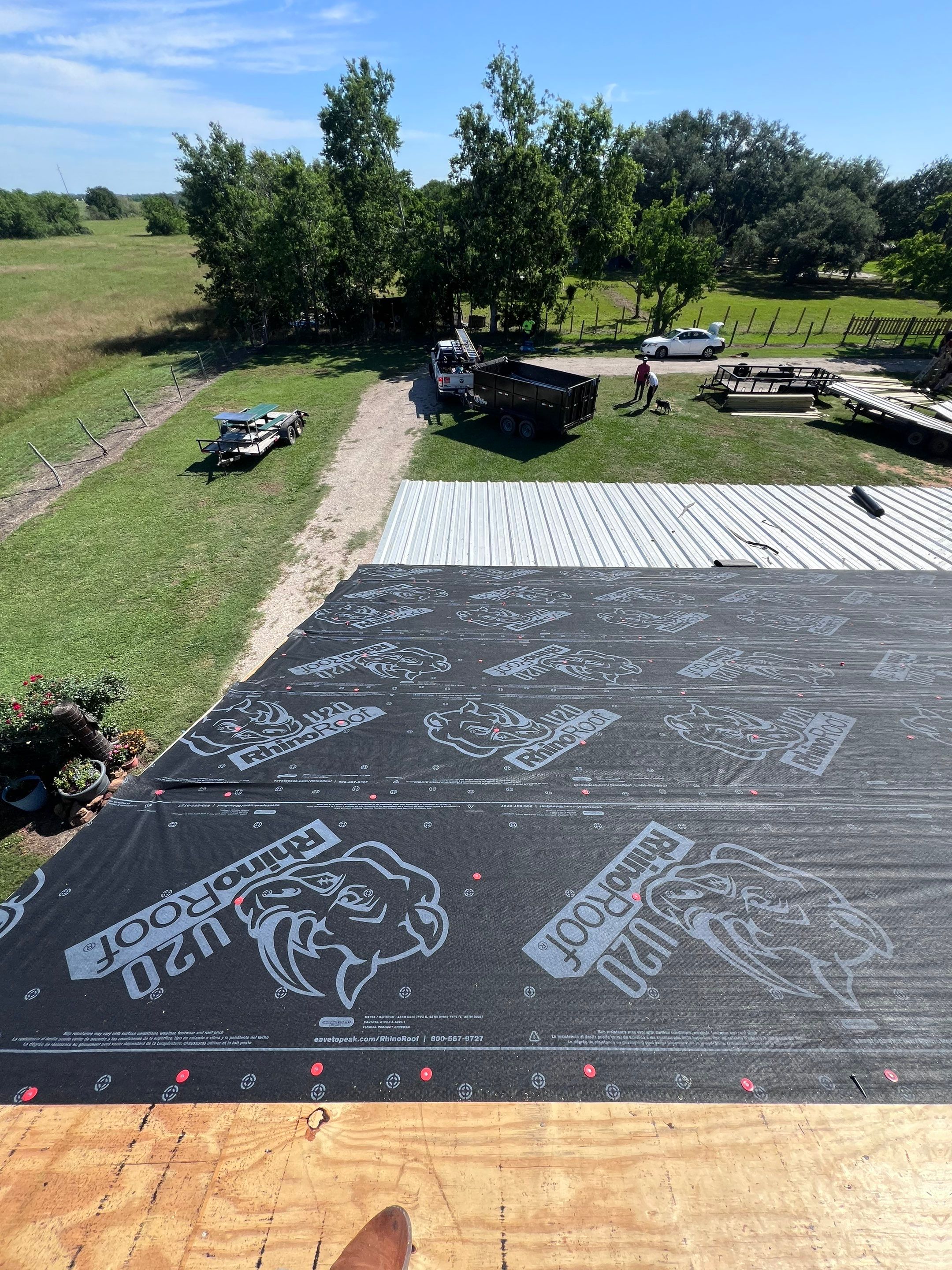 Residential Roofing Installation using Metal by Roof Repair Company
