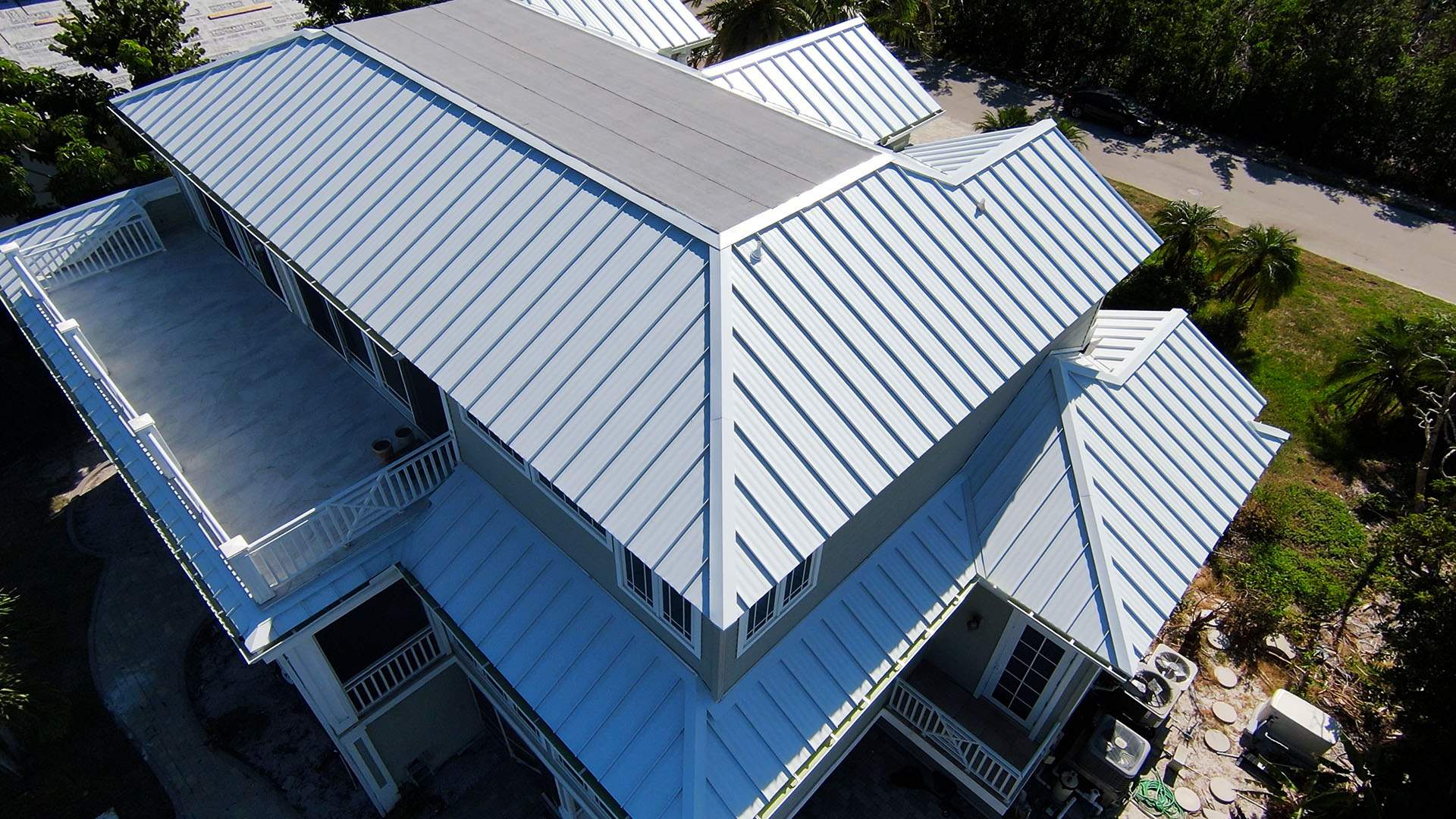 Sanibel Island Standing Seam Roof Replacement by Four Peaks Roofing