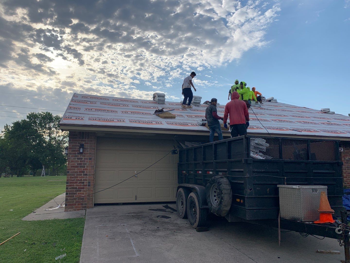 40 Squares Before 10 AM by BANA Roofing and Solar Supply