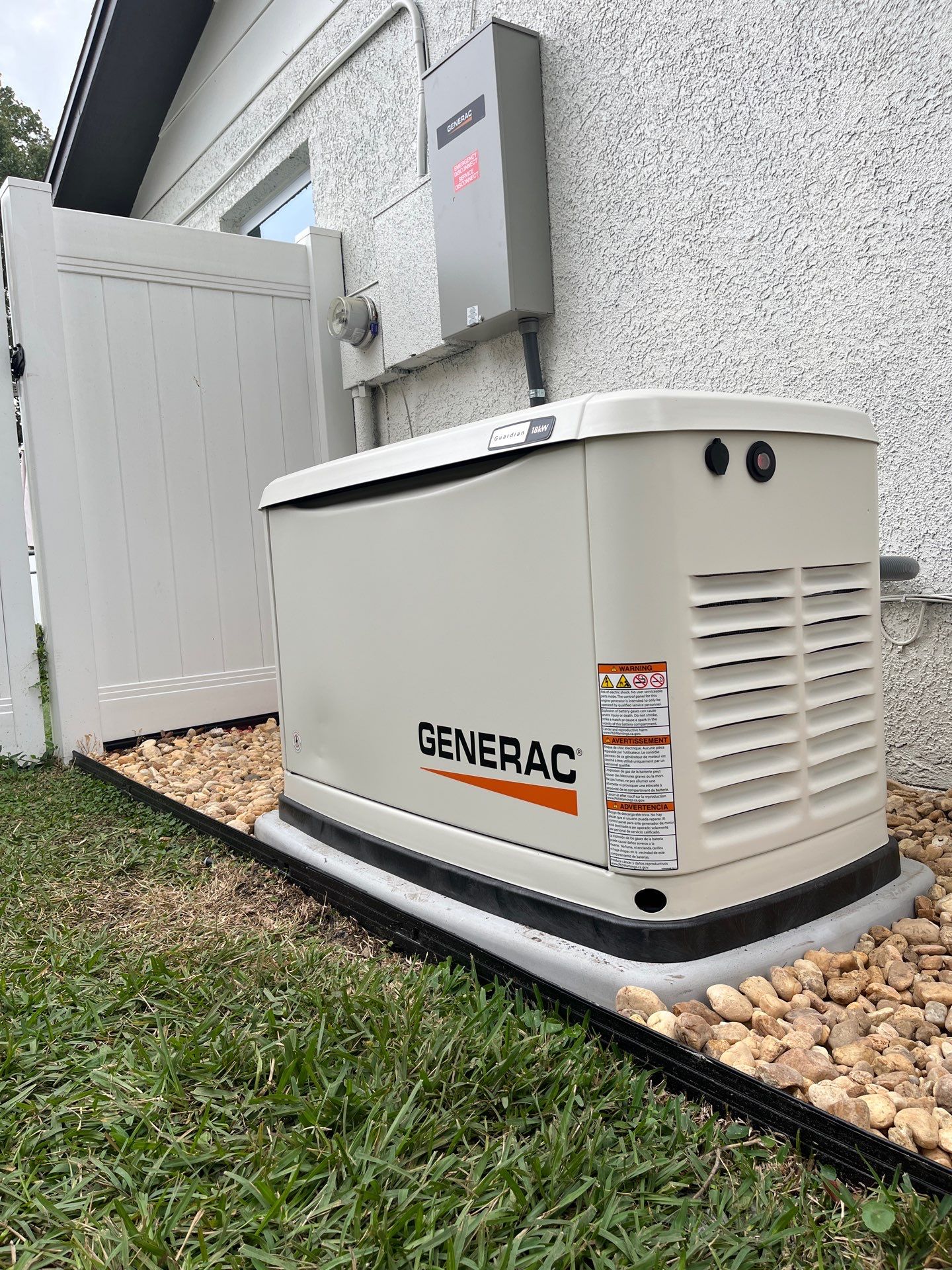 18kW Generac Whole Home Generator and 200A Automatic Transfer Switch by Smartron Electric