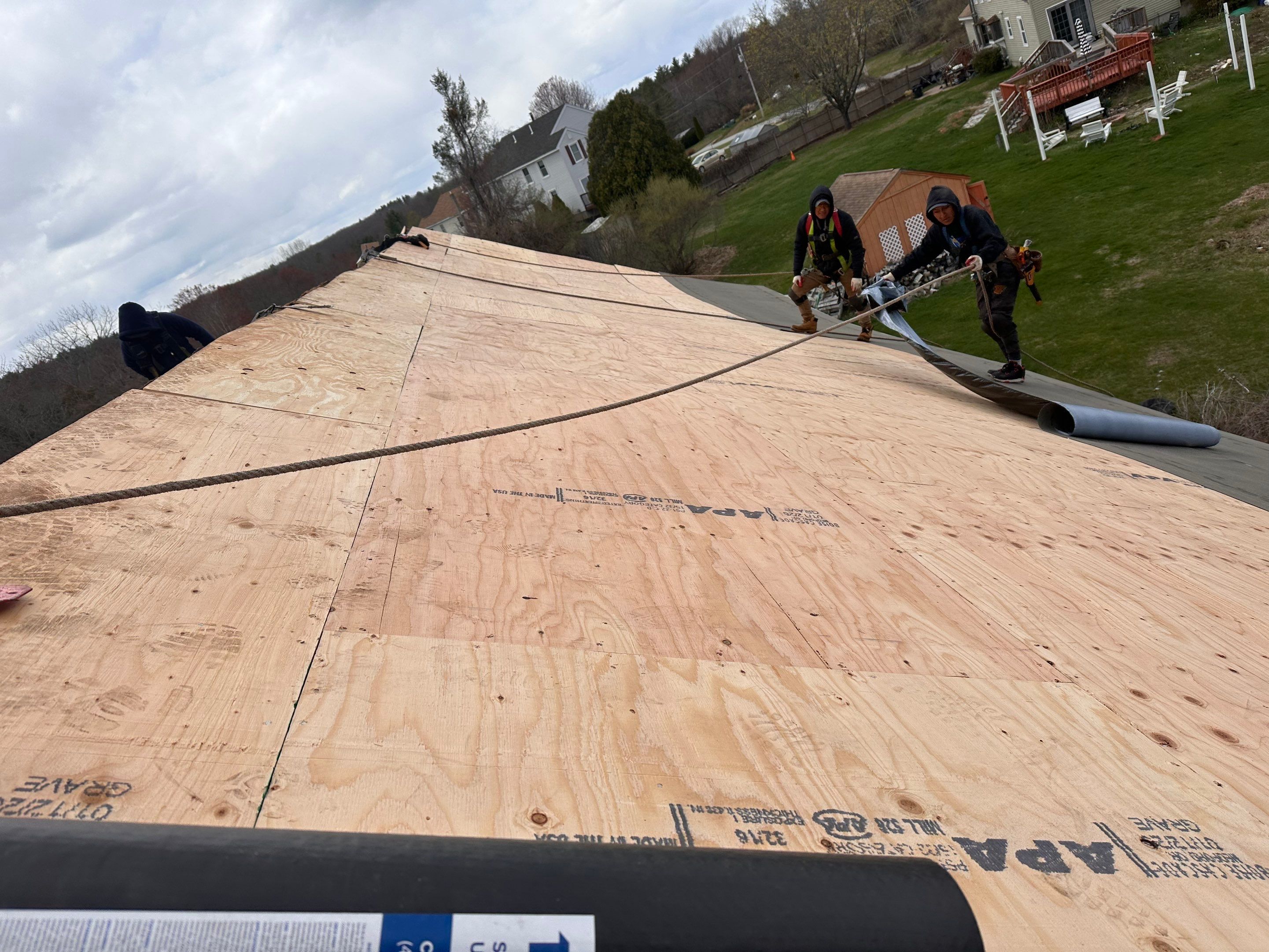 Barn in Derry, NH — this one came with some serious challenges. by Tall pine roofing