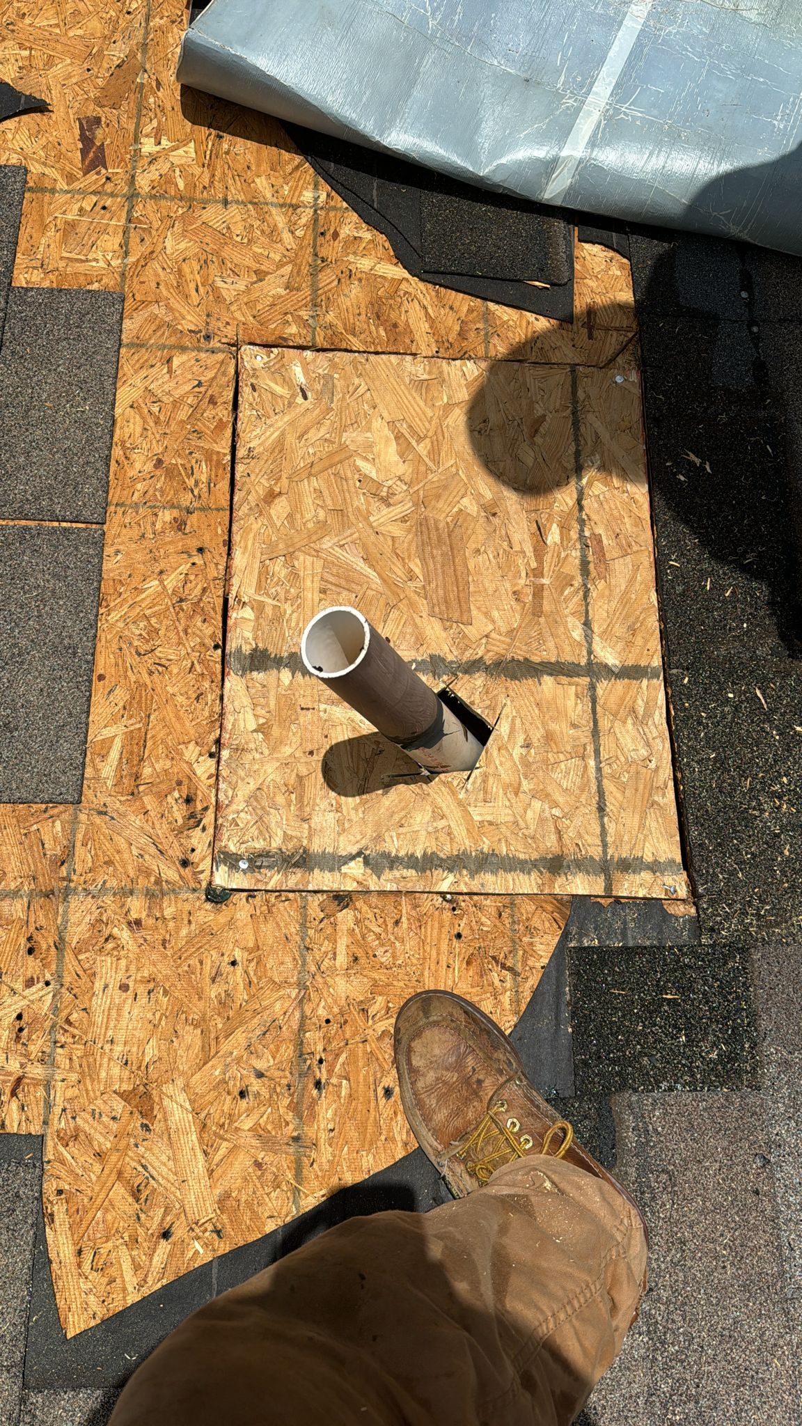 Hail Damage using Owen's Corning Duration (Lifetime) Shingles by Roof Repair Services LLC