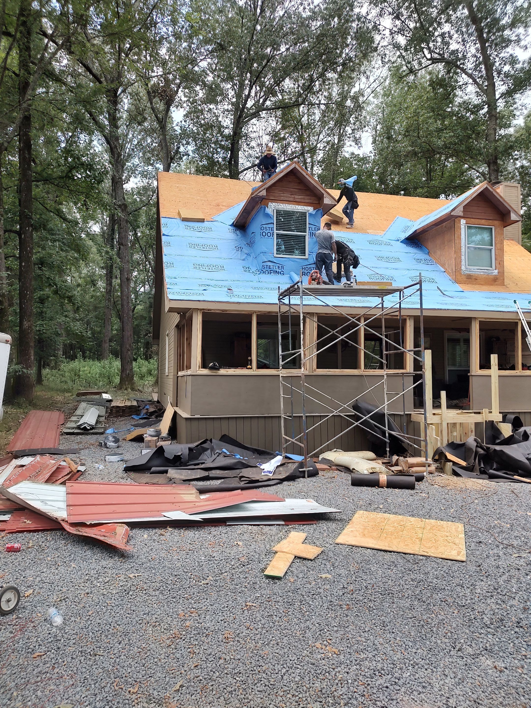 Metal Roof Replacement: 26 GA. Residential Metal Panel by Hostetler Roofing