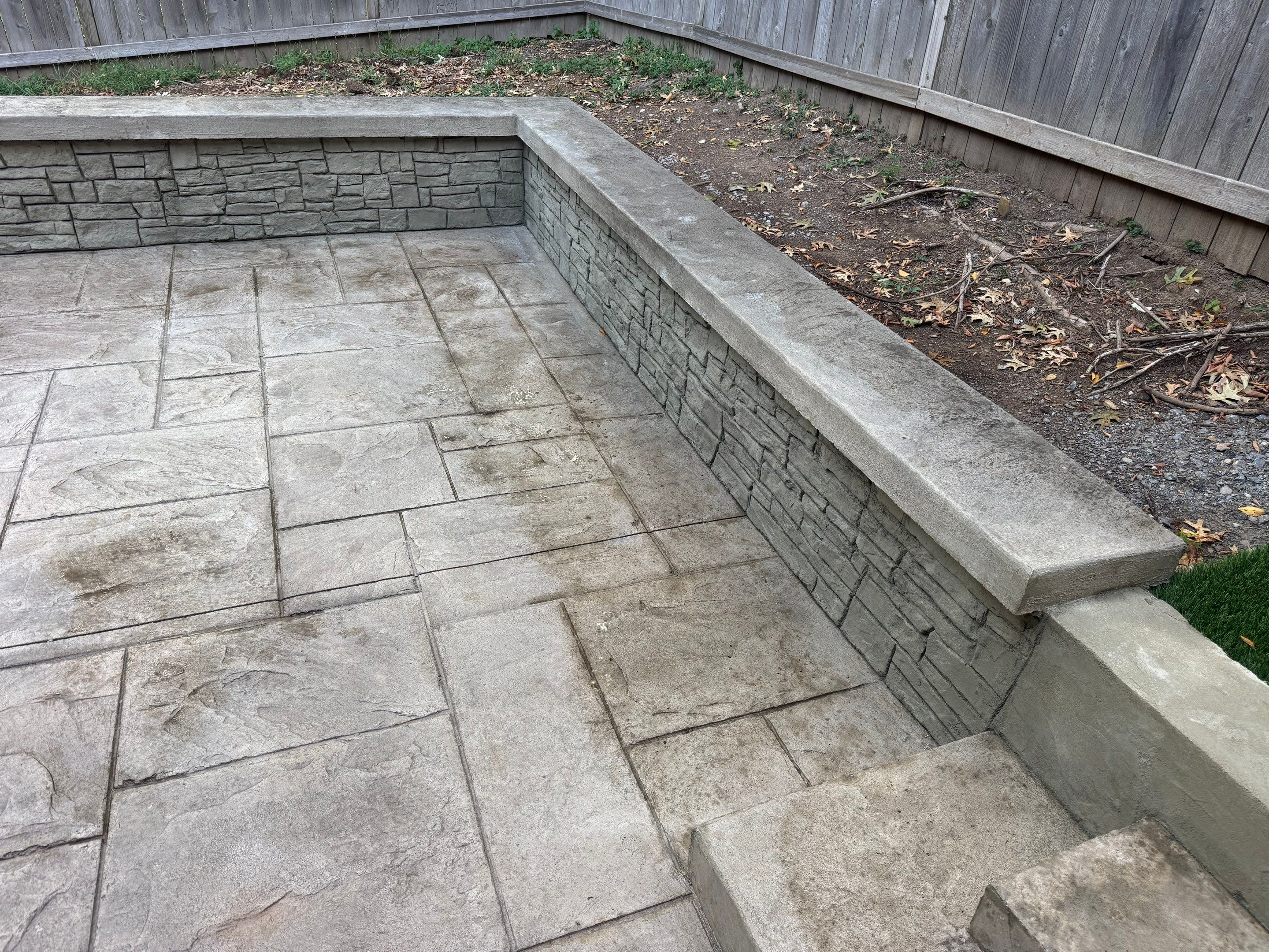 Project in Nashville by Mecham Decorative Concrete